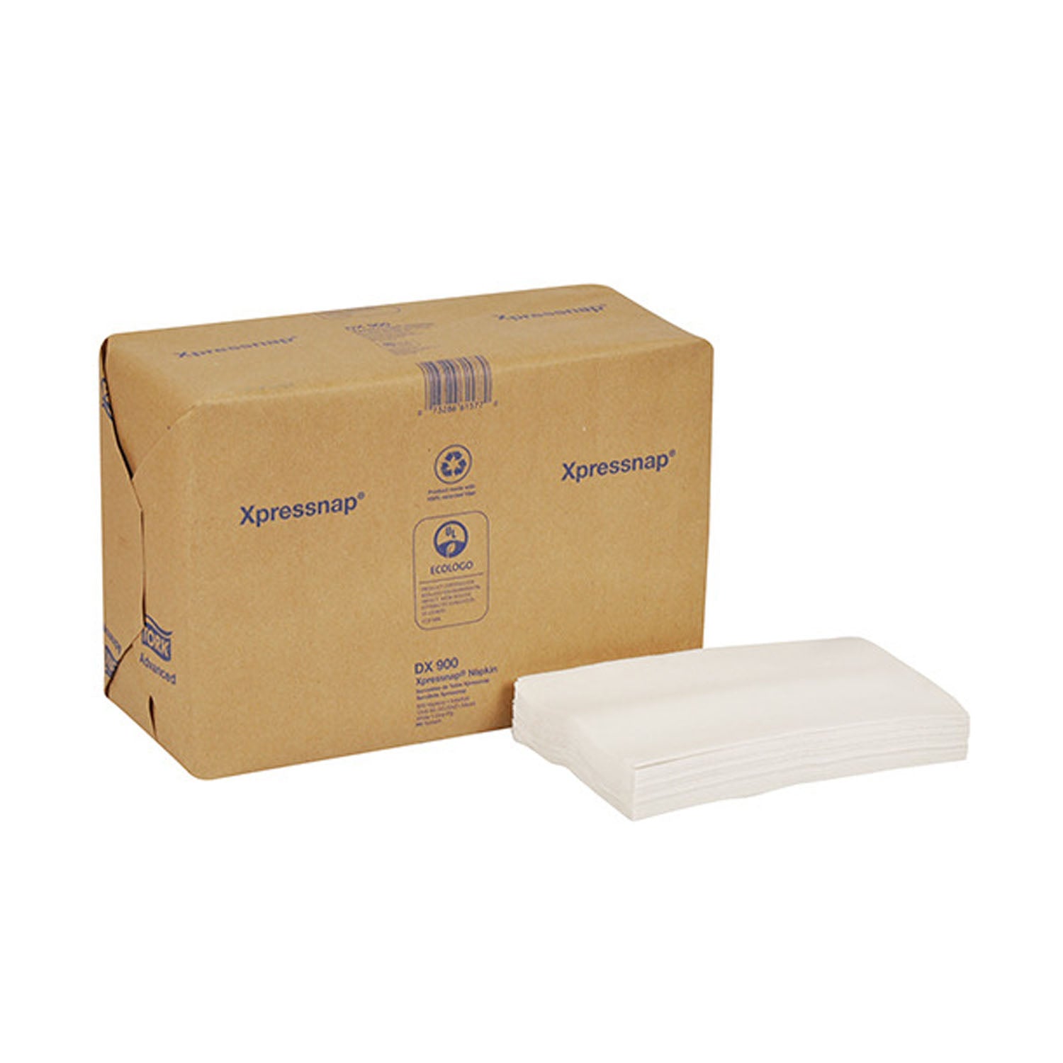 DX900 - Essity Professional Hygiene North America, LLC - 高級白色單層壓紋紙巾，N4，8.5 英寸 x 13 英寸，500 張/包，12 包/箱（49 箱/托盤），箱裝