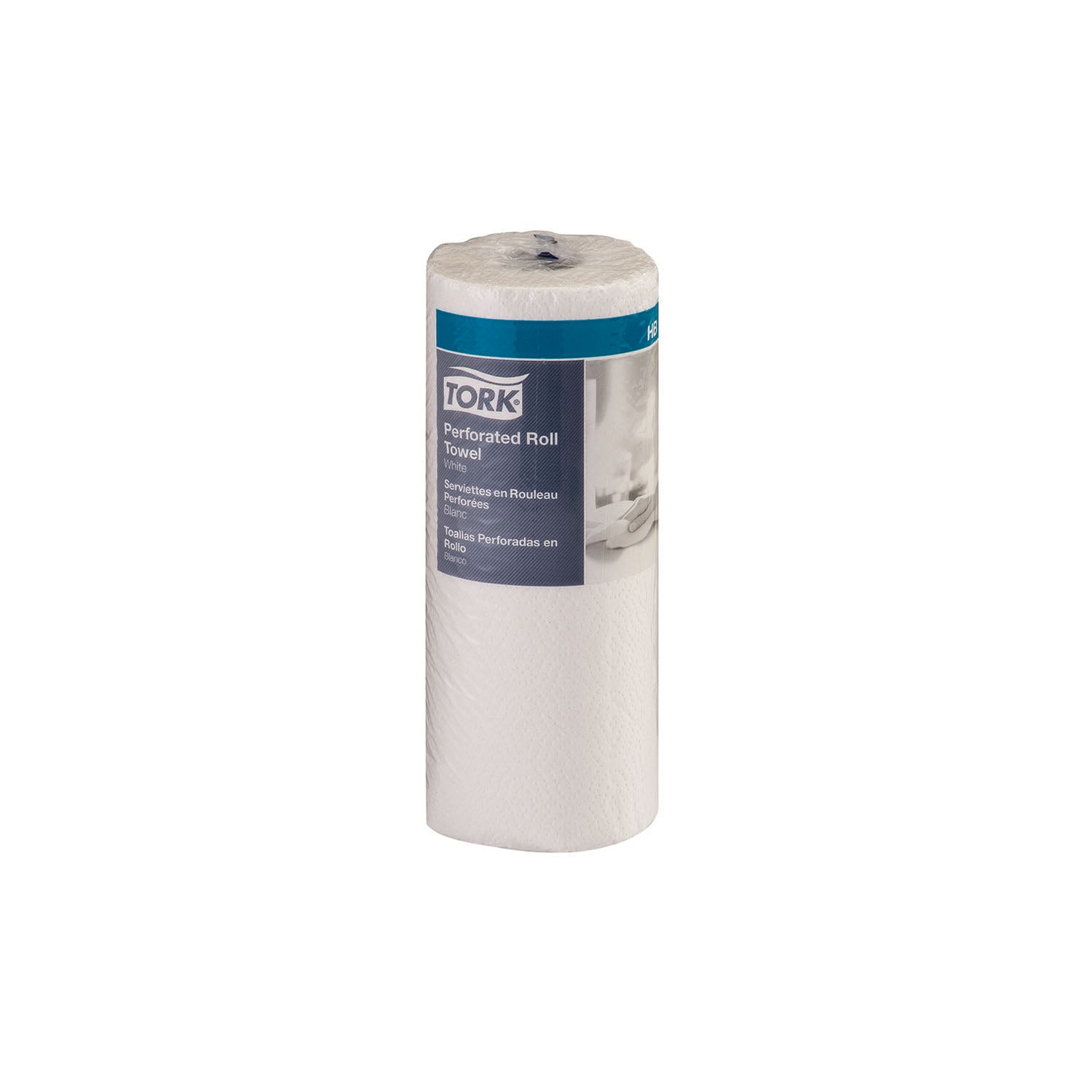 HB1990A - Essity Professional Hygiene North America, LLC - 毛巾卷，帶穿孔，通用型，白色，雙層，壓紋，63英尺，11英寸 x 4.4英寸，每卷84張，每箱30卷（每箱28箱/托盤），箱裝