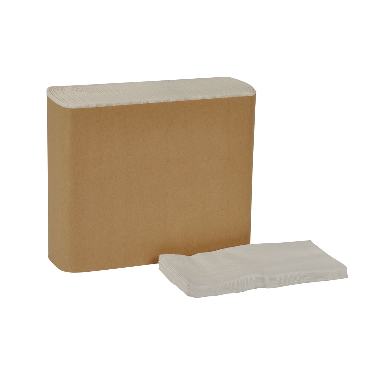 N5181A - Essity Professional Hygiene North America, LLC - 餐巾紙，通用型，白色，單層，壓紋，17 英寸 x 15 英寸，250 張/包，12 包/箱（44 箱/托盤），箱裝