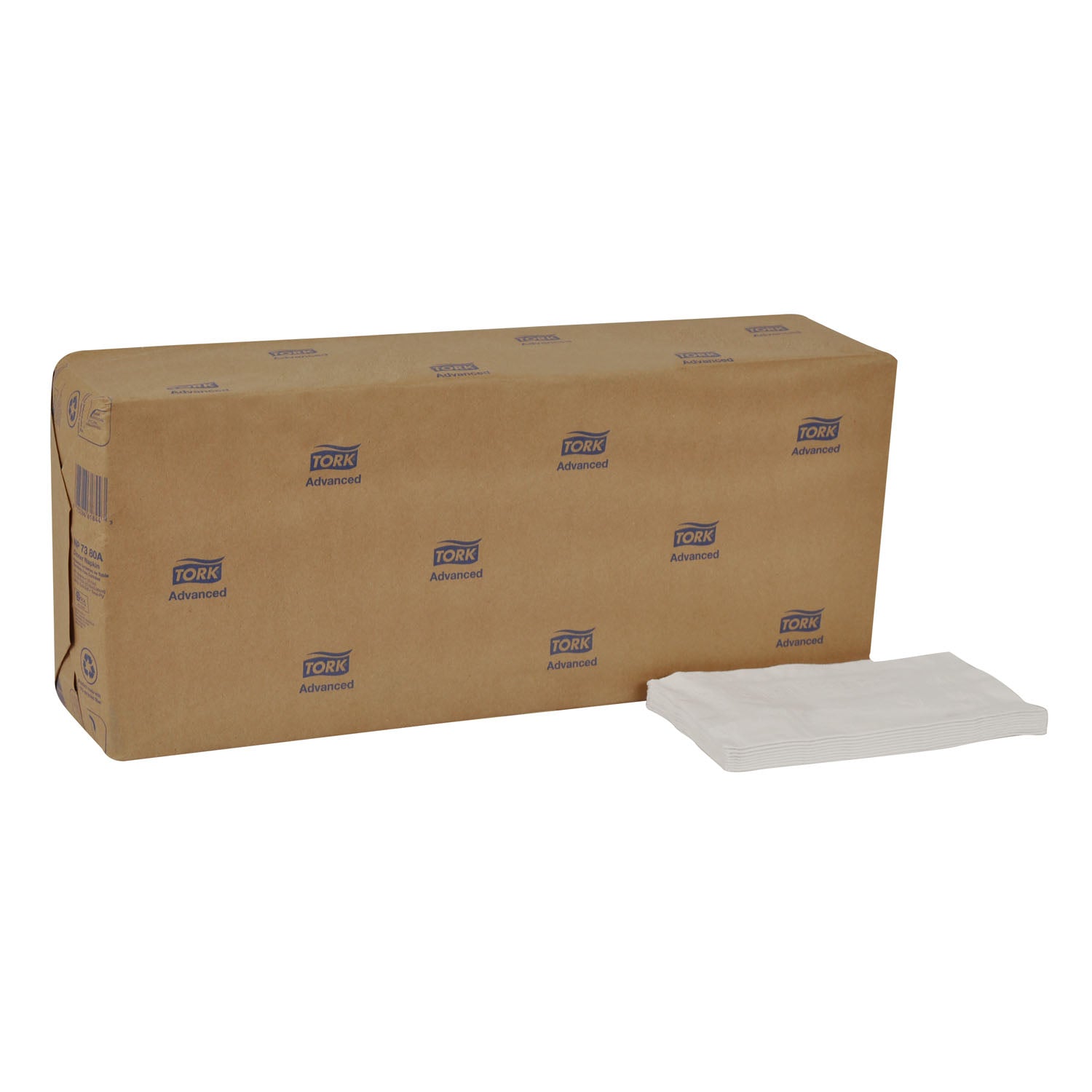 NP7380A - Essity Professional Hygiene North America, LLC - Dinner Napkin, 1/8 Fold, Advanced, White, 3-Ply, Embossed, 16.1" x 17", 290/pk, 6 pk/cs (42 cs/plt)    , cs