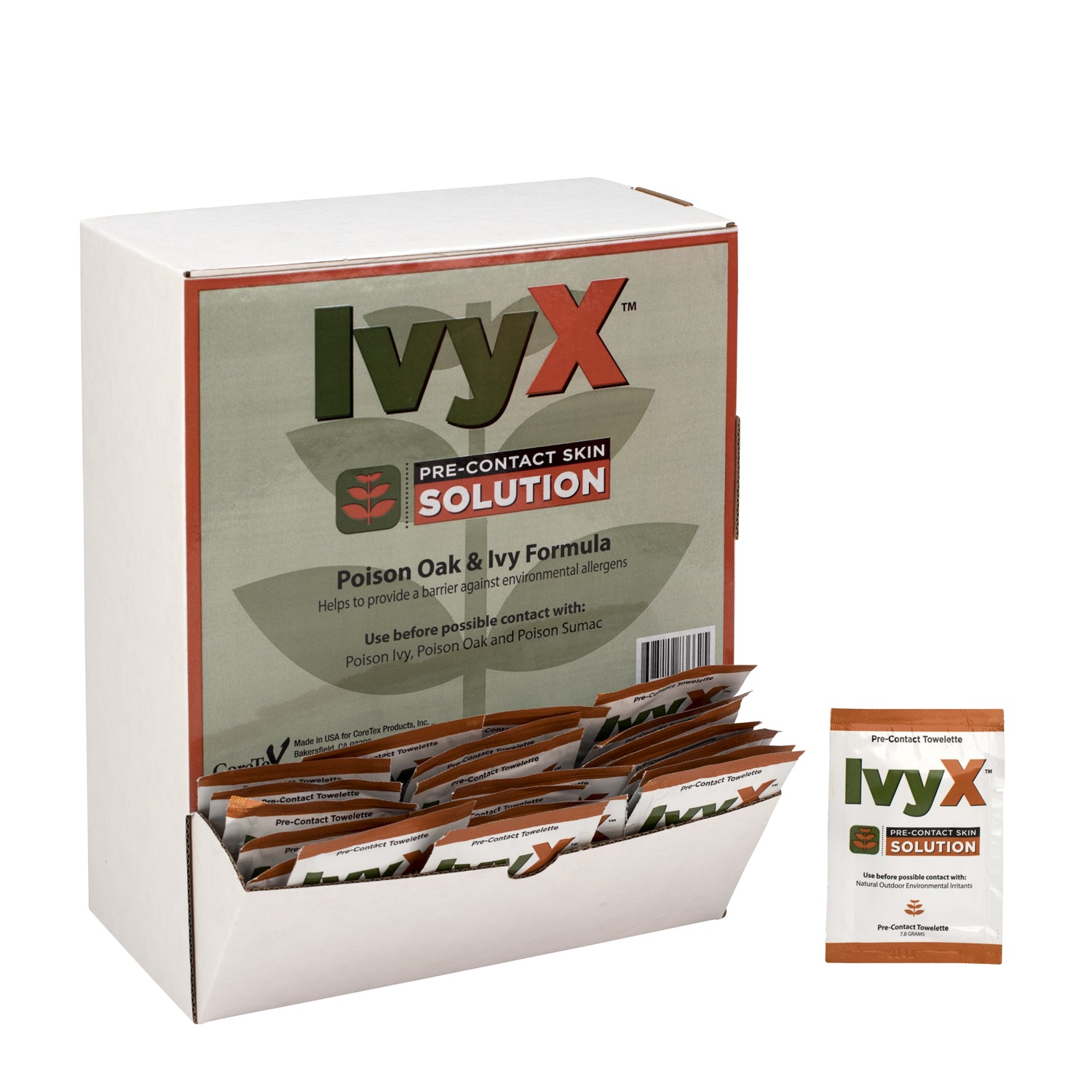 18-055 - First Aid Only/Acme United Corporation - IvyX Pre-Contact Lotion Packets, 50/bx (DROP SHIP ONLY - $150 Minimum Order)    , ea