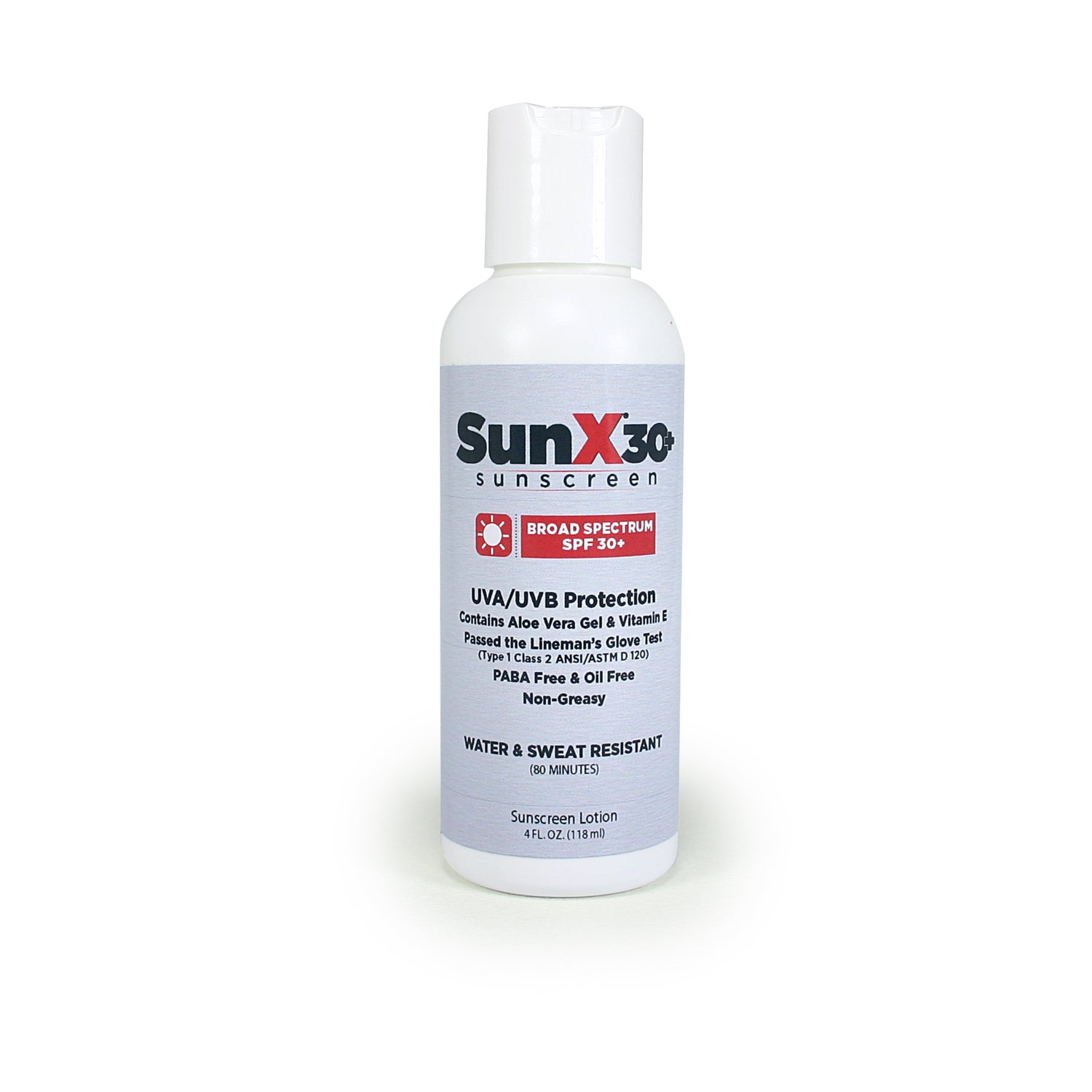 18-204 - First Aid Only/Acme United Corporation - SunX30 Sunscreen Lotion, 4oz, btl , 12/cs (DROP SHIP ONLY - $150 Minimum Order)    , cs