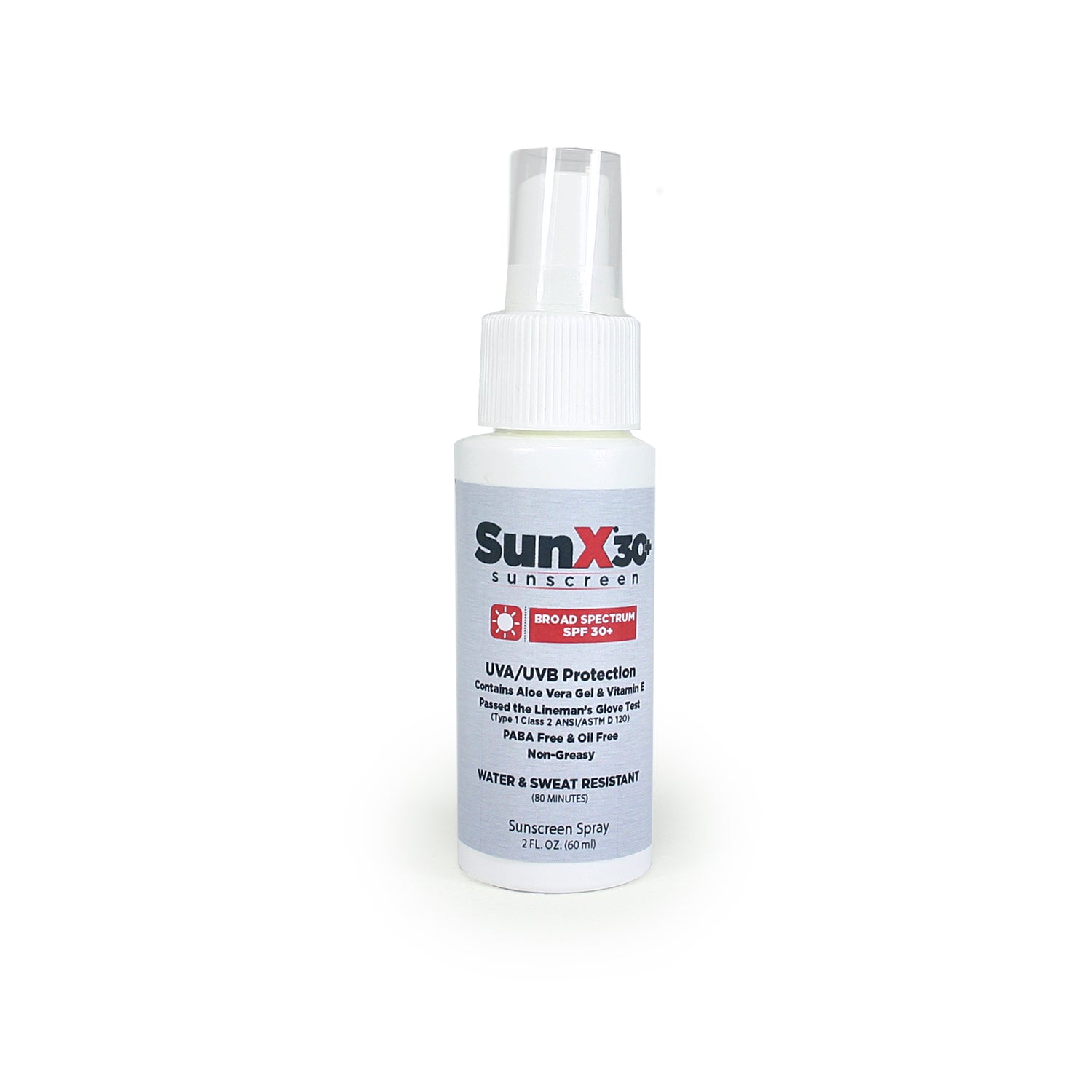 18-302 - First Aid Only/Acme United Corporation - SunX30 Sunscreen Spray, 2oz, Pump  , 12/cs (DROP SHIP ONLY - $150 Minimum Order)    , cs