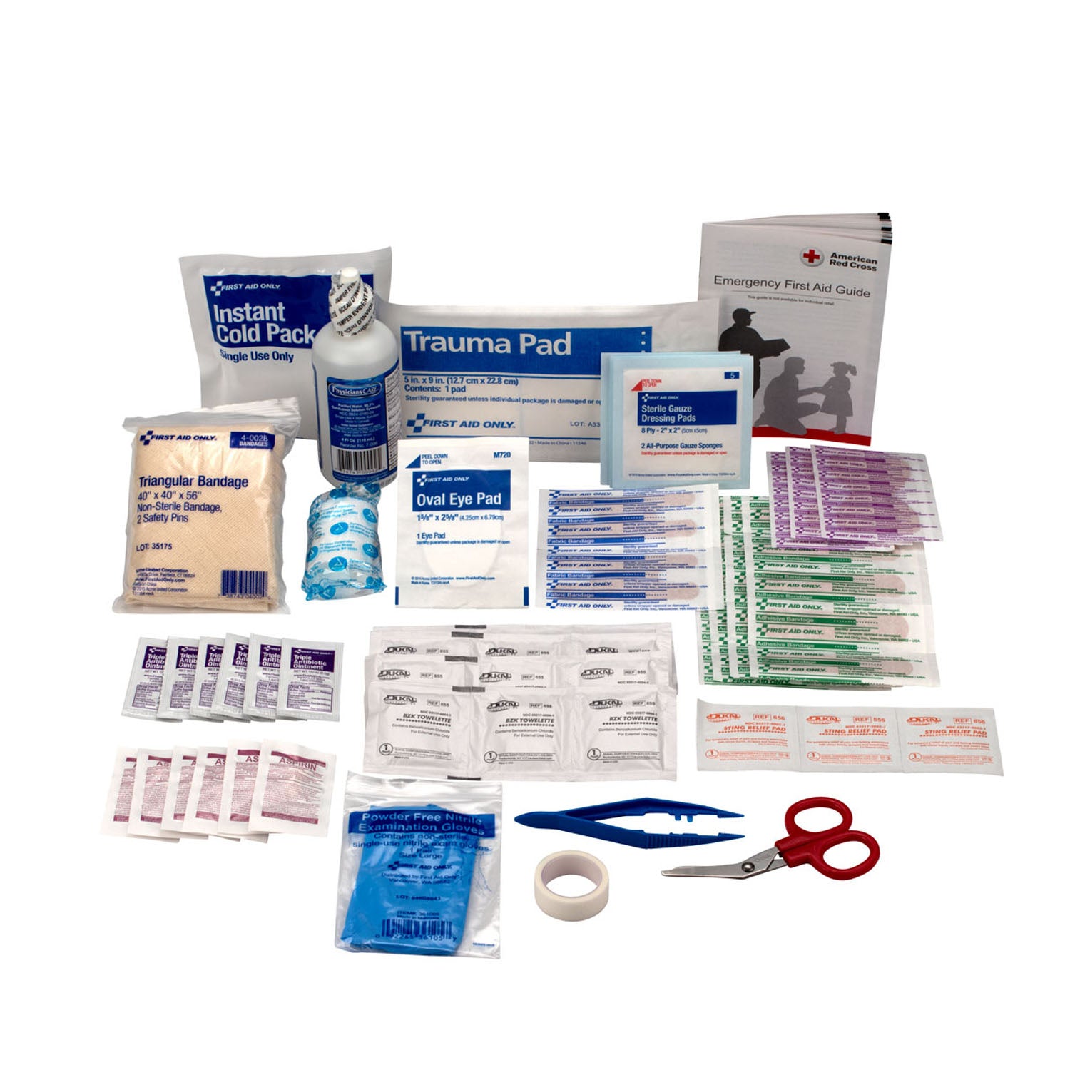 223-REFILL - Primeros auxilios solamente/Acme United Corporation - Repuesto de botiquín de primeros auxilios para 25 personas (223-G, 224-U/FAO) (SOLO ENVÍO DIRECTO - Pedido mínimo de $150) , c/u
