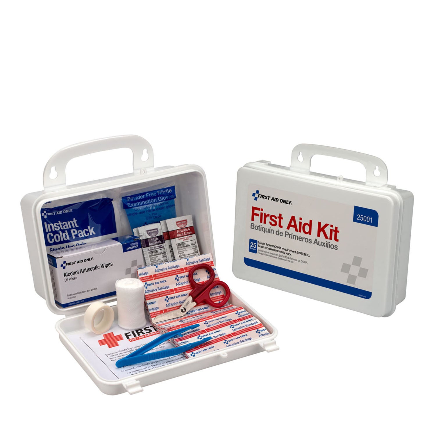 25001-005 - First Aid Only/Acme United Corporation - Home/Office/Auto Kit, 25 Person, 113 Pieces (DROP SHIP ONLY - $150 Minimum Order)    , ea