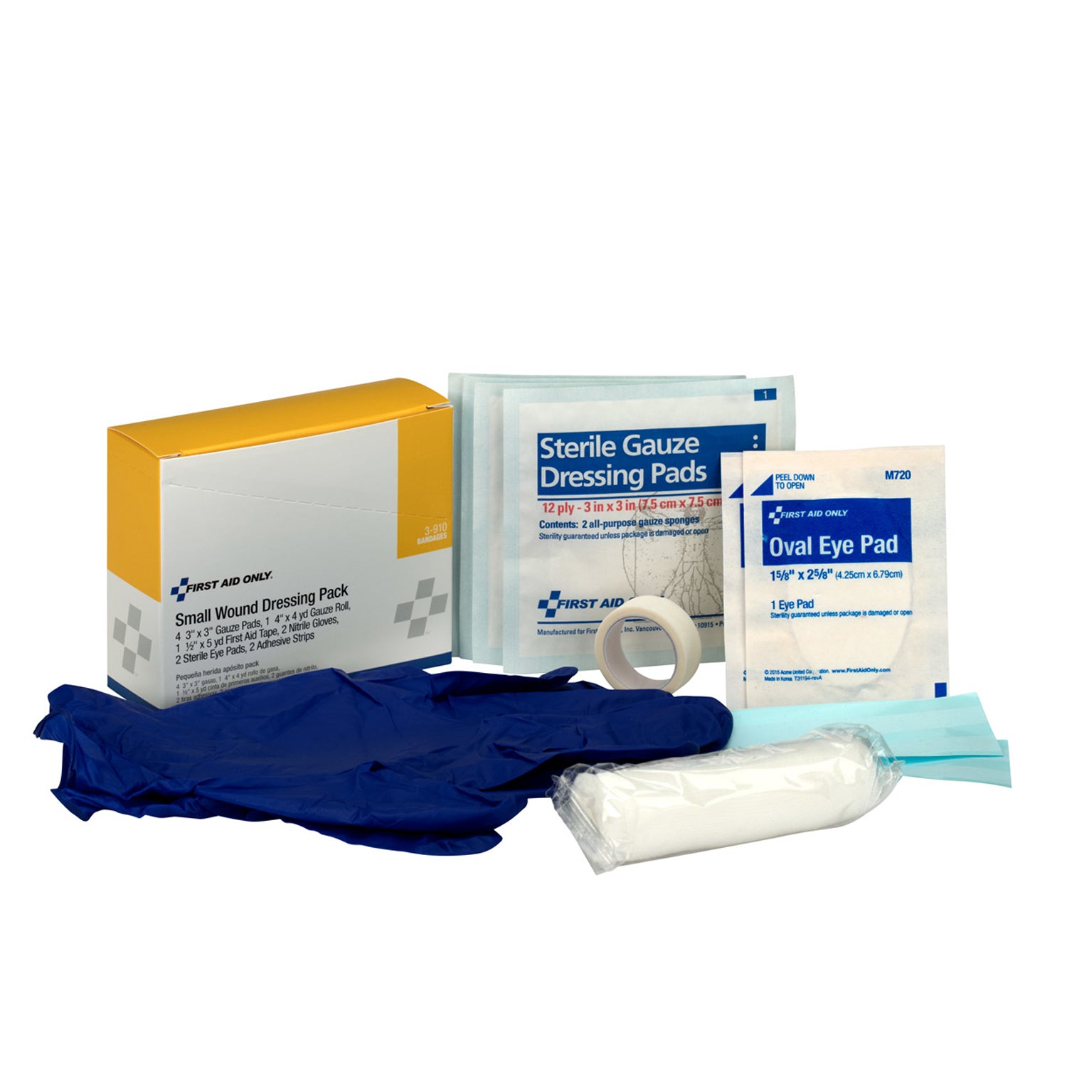 3-910 - First Aid Only/Acme United Corporation - Minor Wound Dressing Pack  (DROP SHIP ONLY - $150 Minimum Order)    , ea