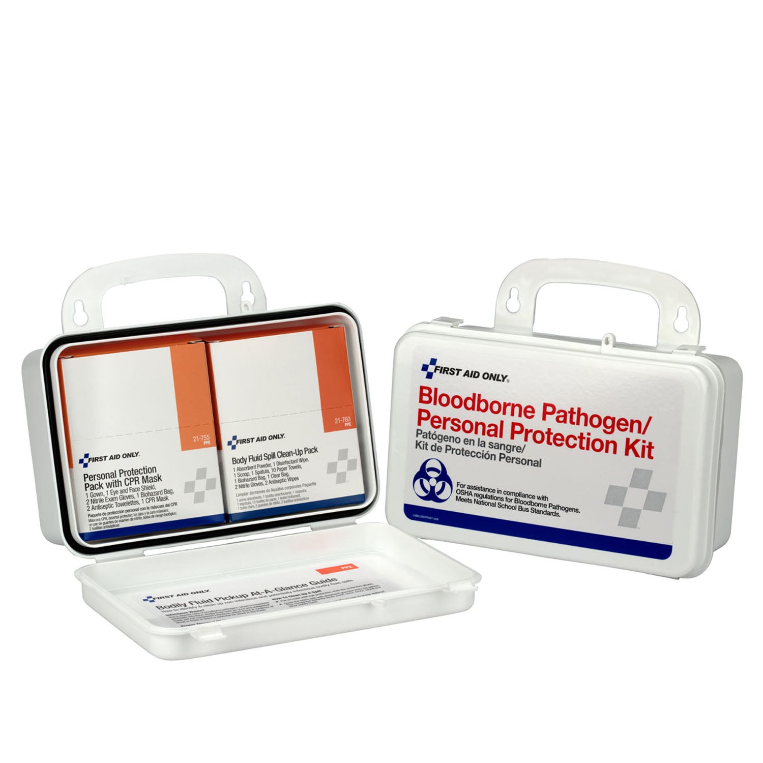 3065 - First Aid Only/Acme United Corporation - BBP Unitized Spill Clean Up Kit, w/ CPR, Plastic Case (DROP SHIP ONLY - $150 Minimum Order)    , ea