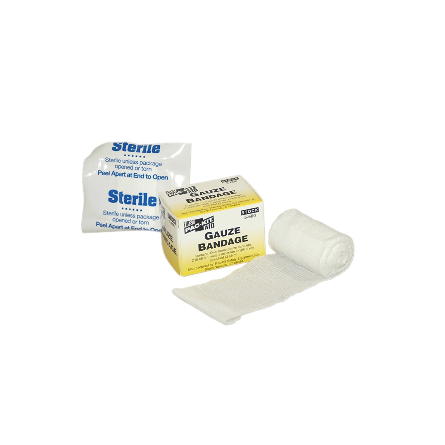 5-600 - First Aid Only/Acme United Corporation - Sterile Stretch Gauze, 2"x4yd, 1/bx (DROP SHIP ONLY - $150 Minimum Order)    , bx