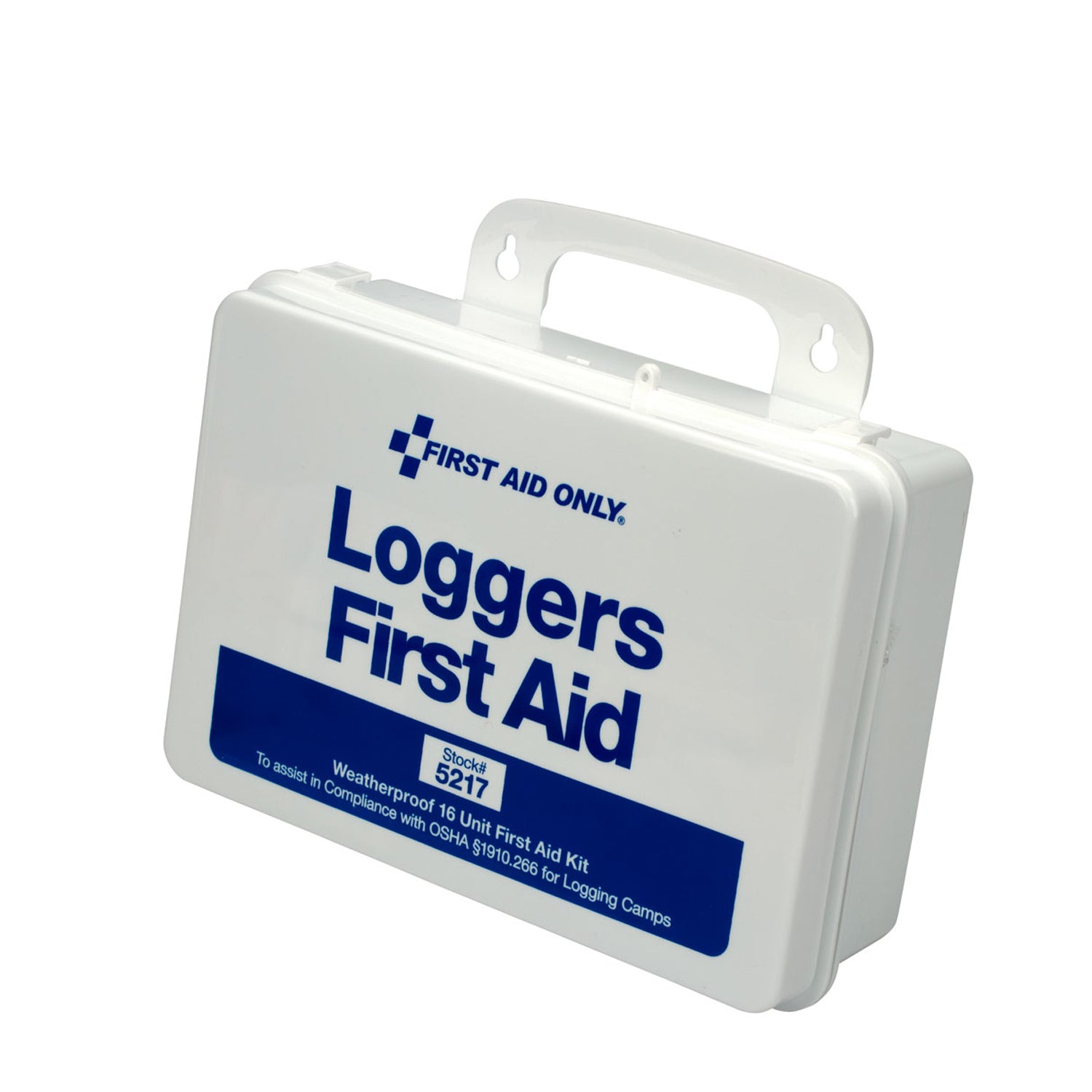 5217C - First Aid Only/Acme United Corporation - Loggers First Aid Kit, 25 Person, Plastic Case, Custom Logo , 48/cs (DROP SHIP ONLY - $150 Minimum Order)    , cs