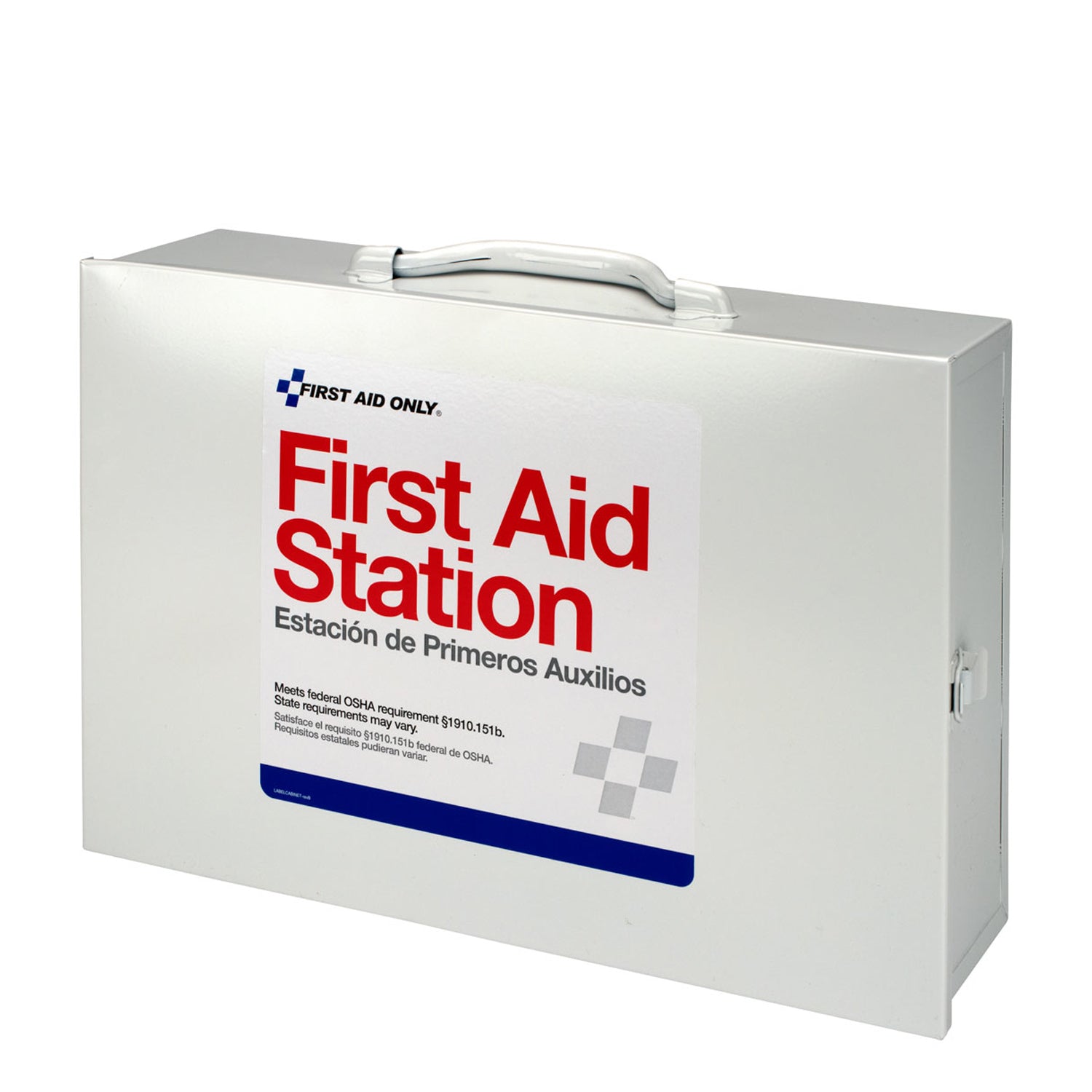 6135C - First Aid Only/Acme United Corporation - 2 Shelf First Aid Metal Cabinet, Custom Logo , 10/cs (DROP SHIP ONLY - $150 Minimum Order)    , cs