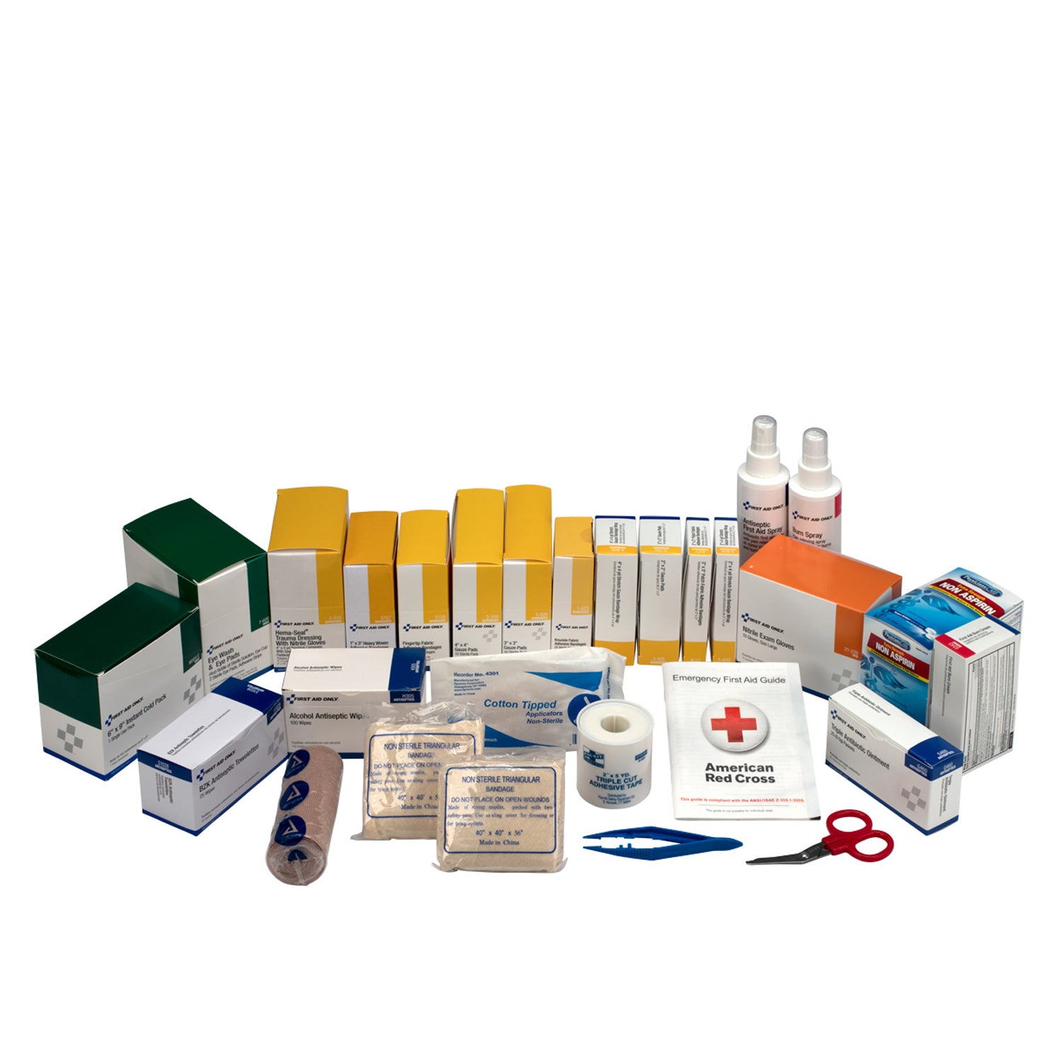 6155R - First Aid Only/Acme United Corporation - Refill for 6155, 3 Shelf First Aid Metal Cabinet Refill    , ea