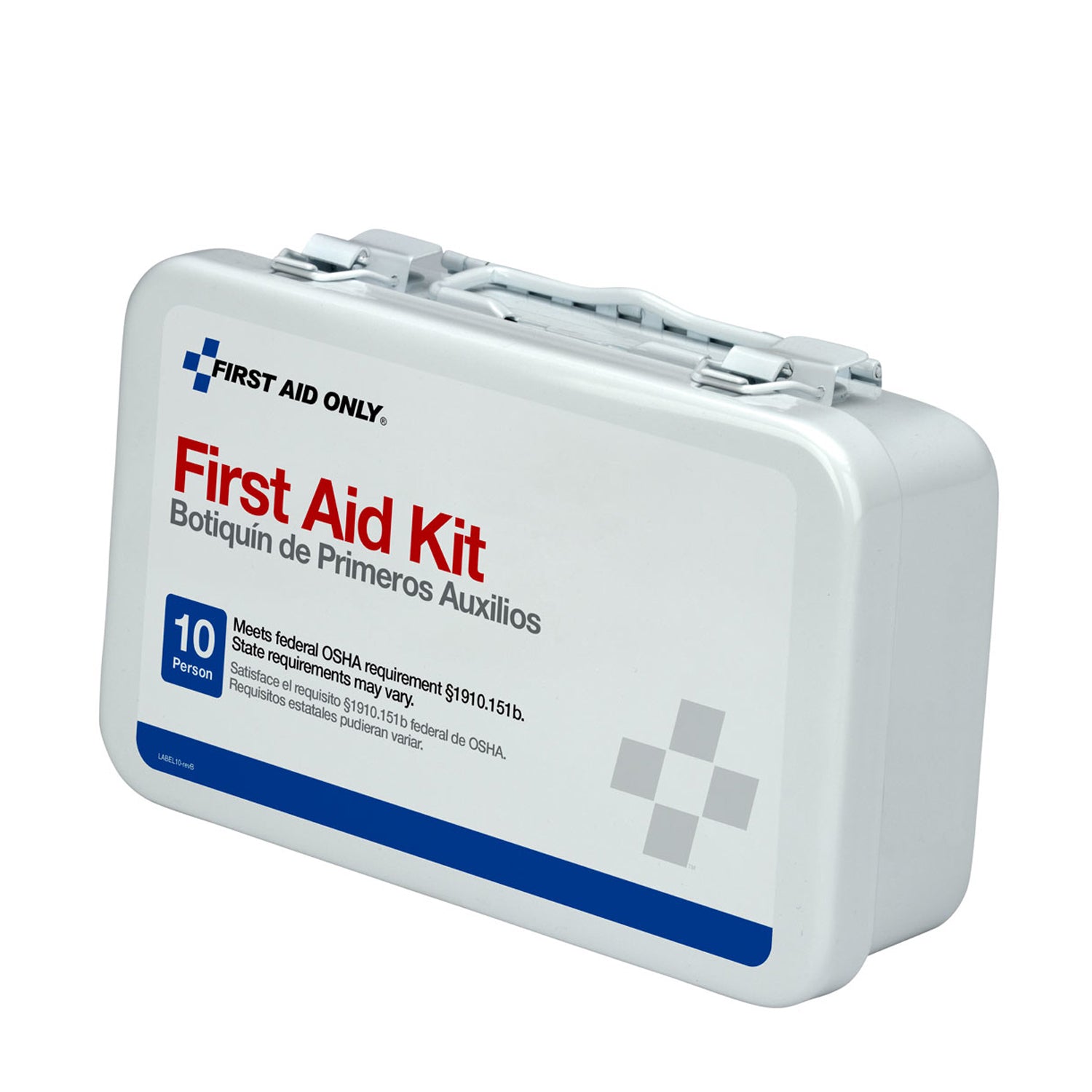 6400C - First Aid Only/Acme United Corporation - Vehicle First Aid Kit, 10 Person, Weatherproof Steel, Custom Logo (DROP SHIP ONLY - $150 Minimum Order)    , ea