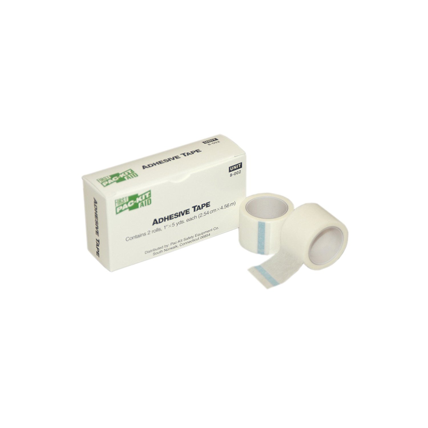 8-002 - First Aid Only/Acme United Corporation - First Aid Tape, 1”x5yd, 2/bx  (DROP SHIP ONLY - $150 Minimum Order)    , bx