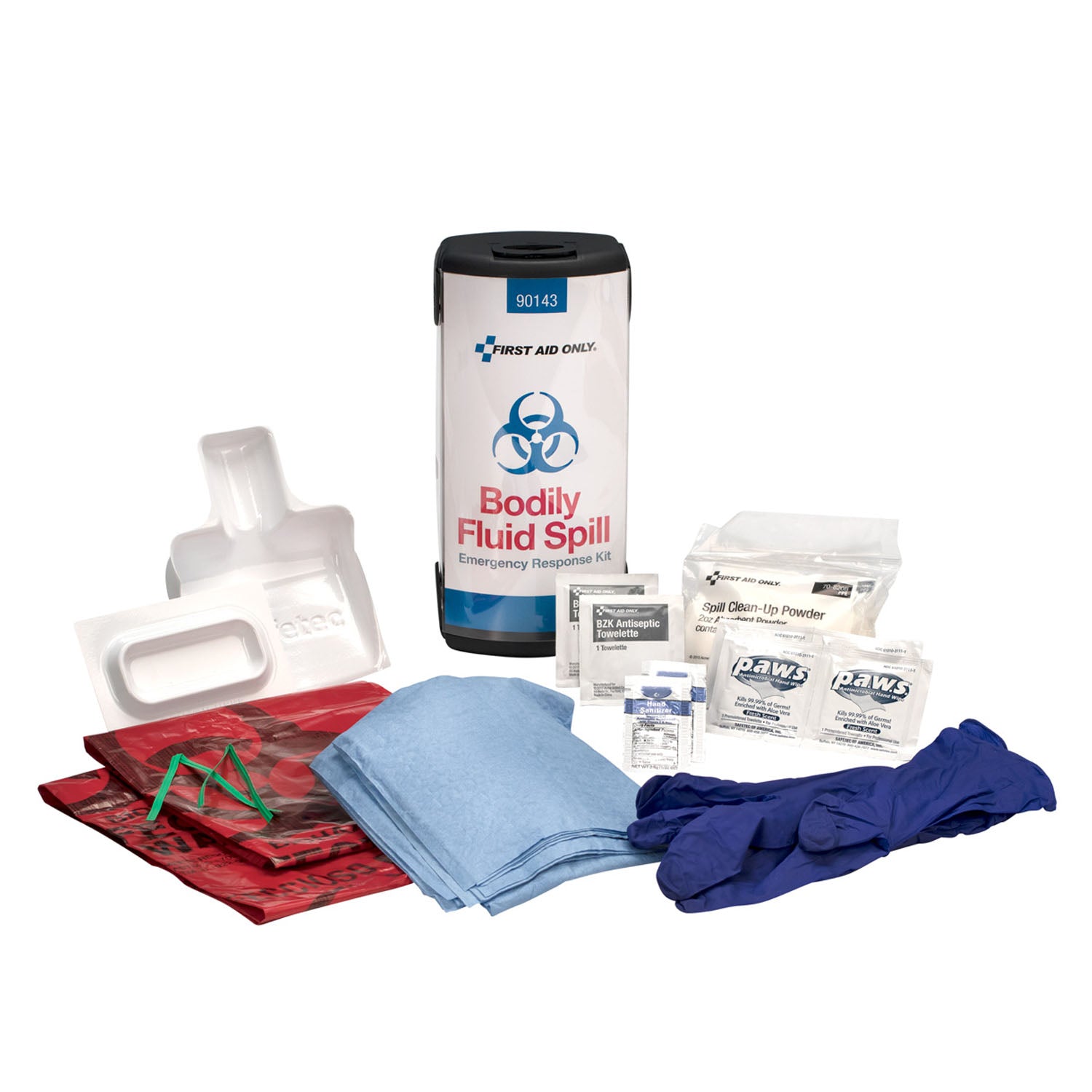 90143-001 - First Aid Only/Acme United Corporation - First Responder, Fluid Spill (DROP SHIP ONLY - $150 Minimum Order)    , ea