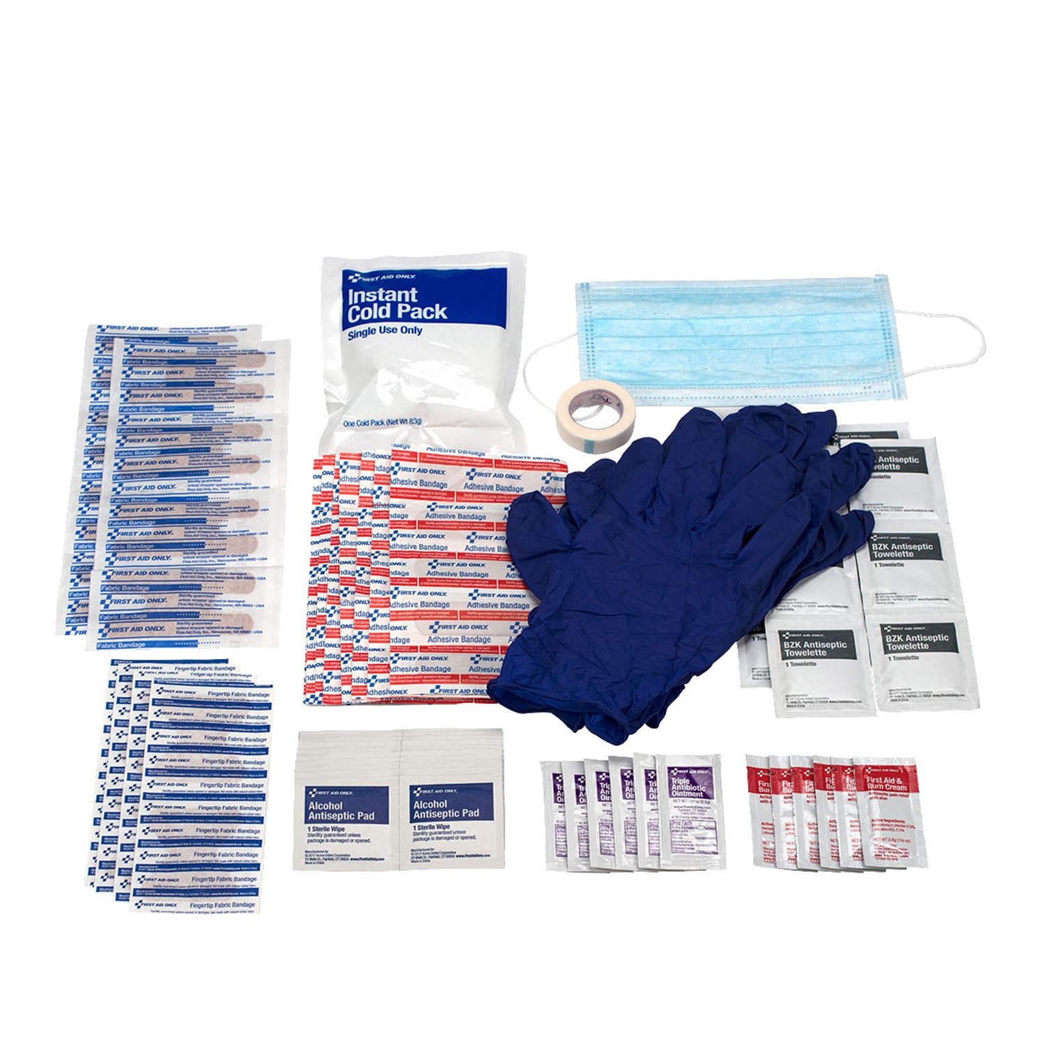 90177 - First Aid Only/Acme United Corporation - Refill Option #2 for 90175, 126 Pieces (DROP SHIP ONLY - $150 Minimum Order)    , ea
