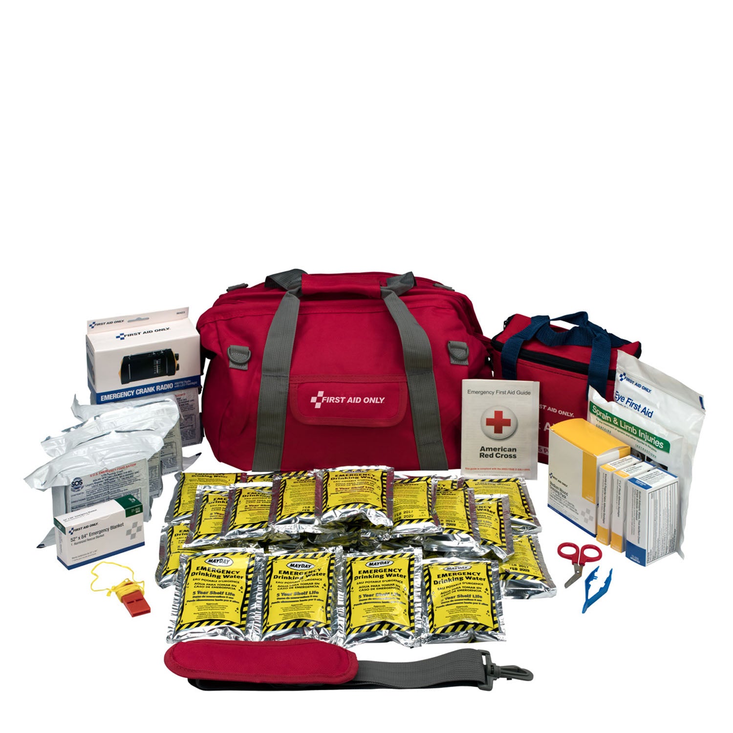 90489 - First Aid Only/Acme United Corporation - Emergency Preparedness, 24 Person, Large Fabric bg (DROP SHIP ONLY - $150 Minimum Order)    , ea