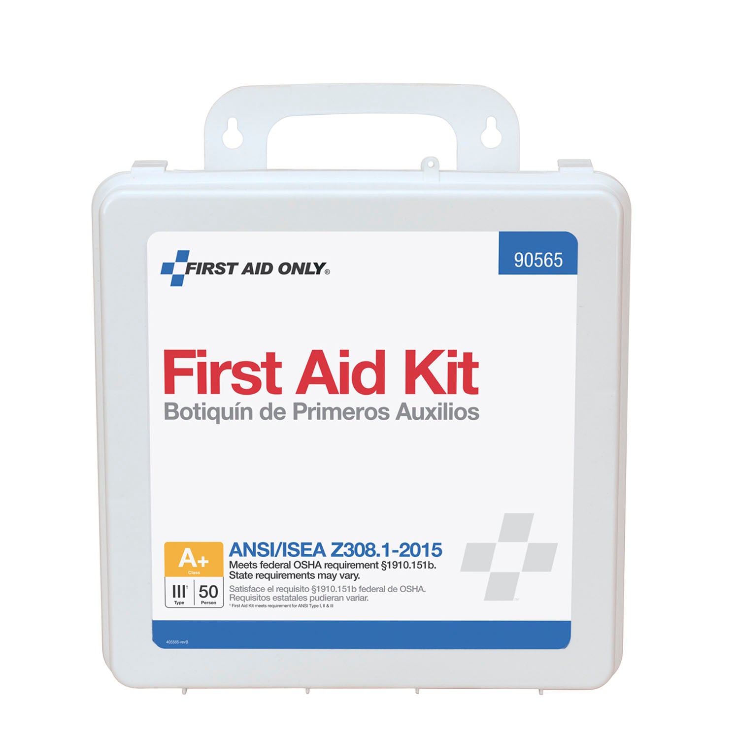 90565 - First Aid Only/Acme United Corporation - 50 Person First Aid Kit, ANSI A+, Plastic Case  (DROP SHIP ONLY - $150 Minimum Order)    , ea