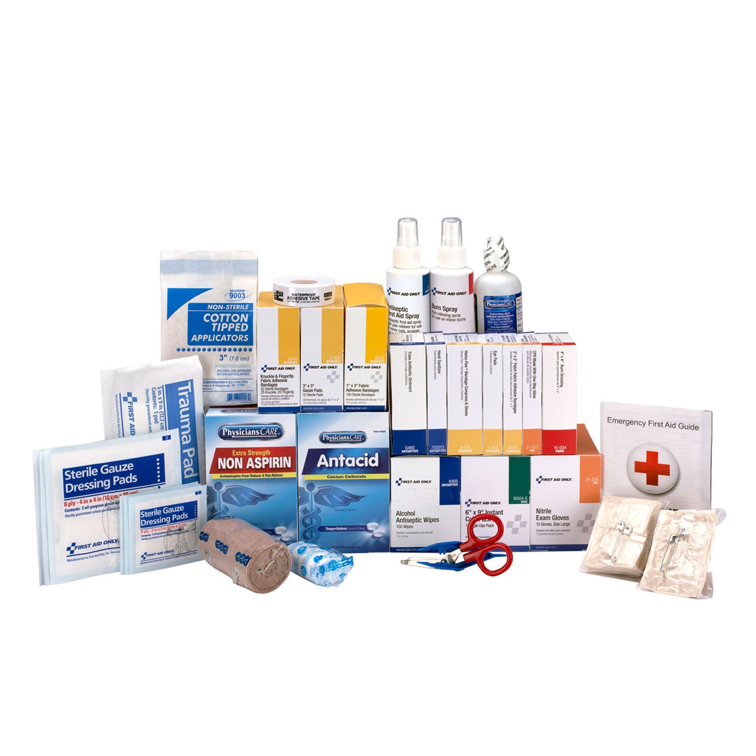 90620 - First Aid Only/Acme United Corporation - 3 Shelf ANSI A+, Refill, w/ Meds (DROP SHIP ONLY - $150 Minimum Order)    , ea