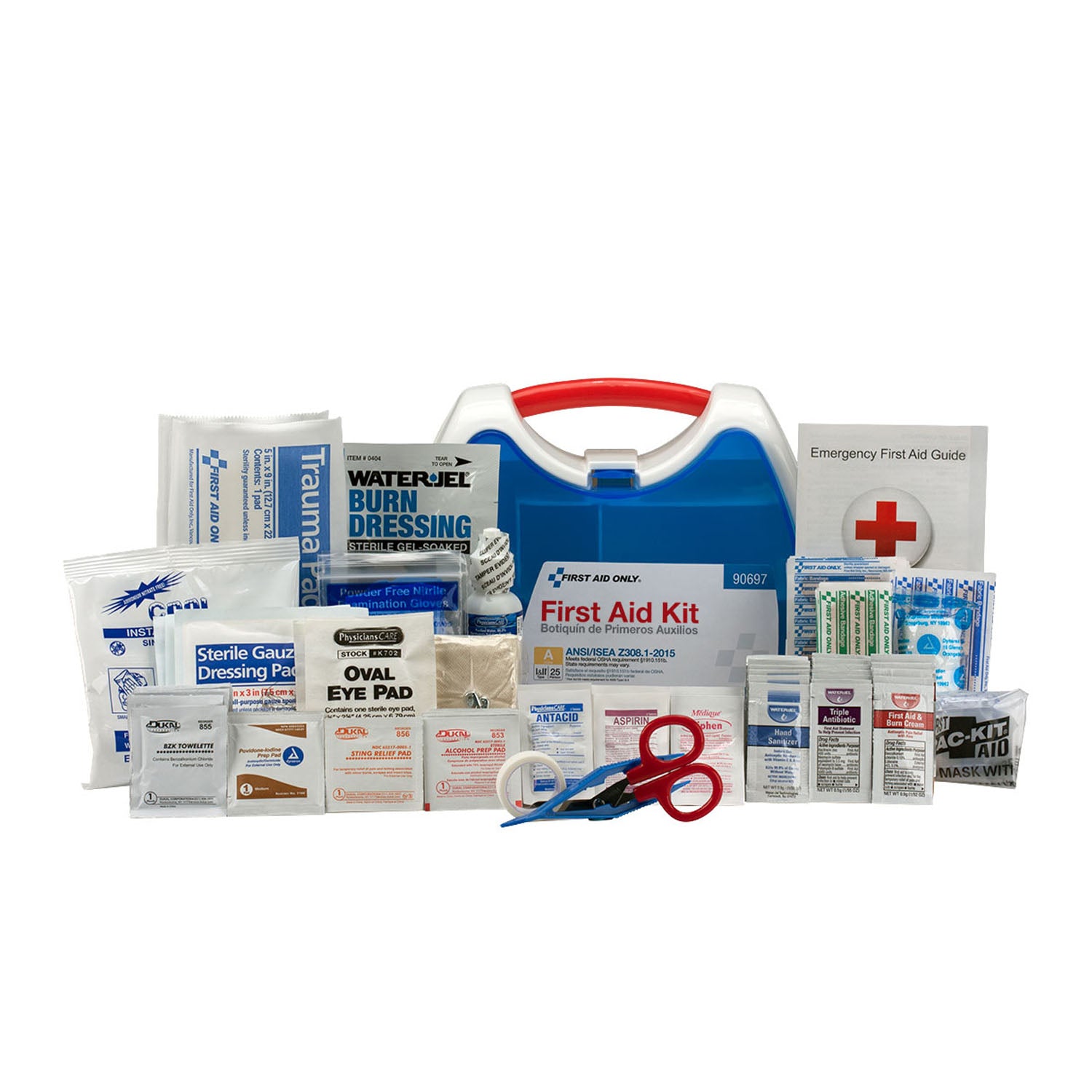 90697 - First Aid Only/Acme United Corporation - 25 Person ReadyCare ANSI A First Aid Kit, Plastic Case (DROP SHIP ONLY - $150 Minimum Order)    , ea