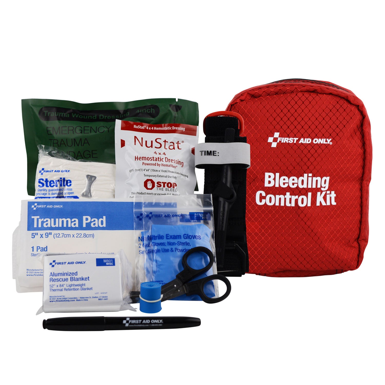 91059 - First Aid Only/Acme United Corporation - Bleeding Control Kit, Standard, Fabric Case (DROP SHIP ONLY - $150 Minimum Order)    , ea