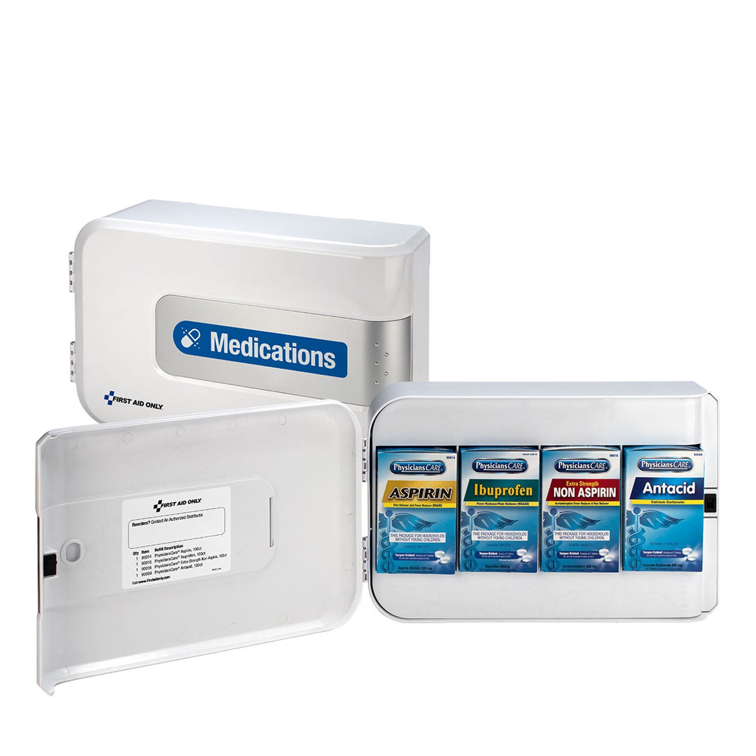 91102 - First Aid Only/Acme United Corporation - Smart Compliance Complete Medication Station, Plastic (DROP SHIP ONLY - $150 Minimum Order)    , ea