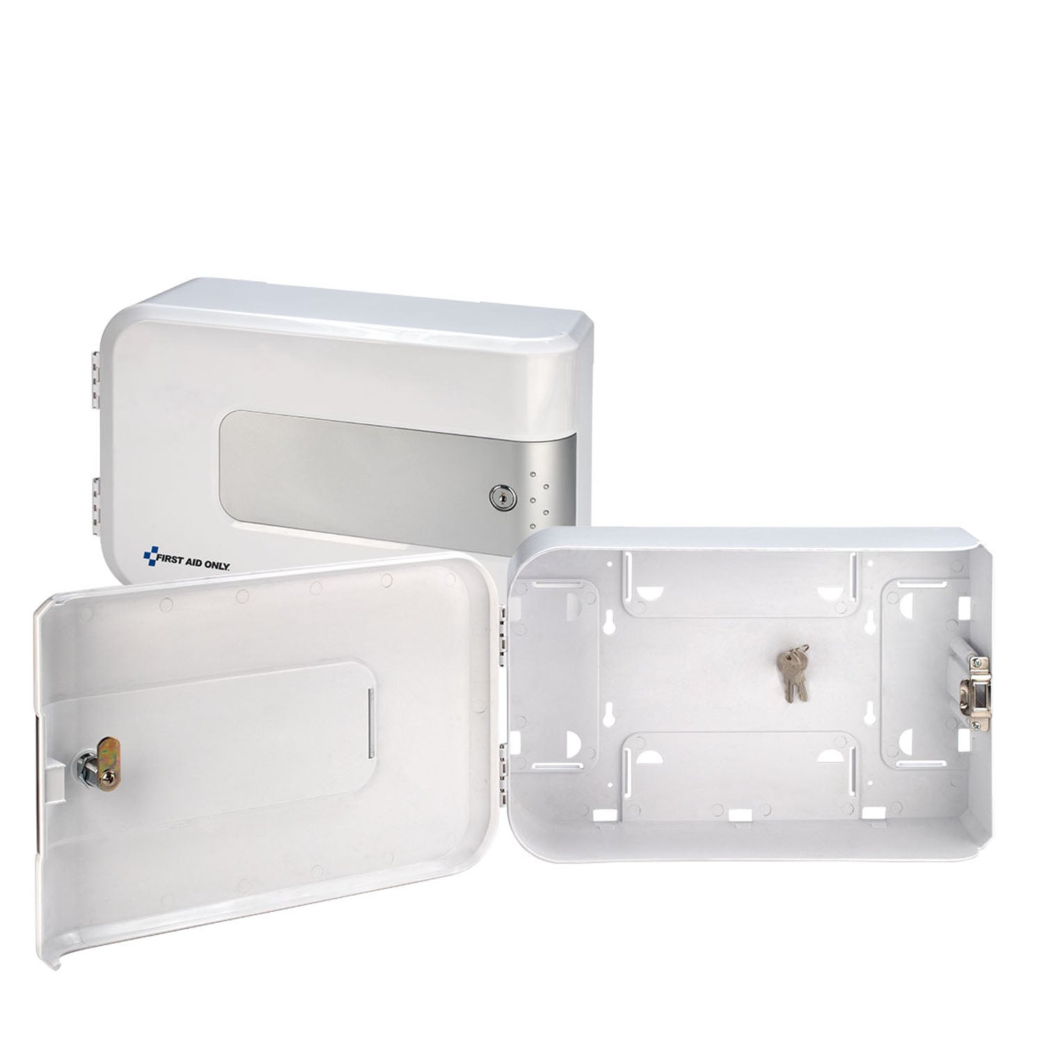 91105 - First Aid Only/Acme United Corporation - Smart Compliance Complete Empty Lockable Cabinet, Plastic (DROP SHIP ONLY - $150 Minimum Order)    , ea