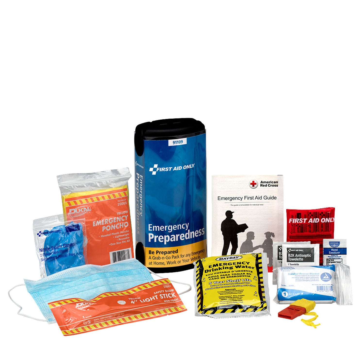 91109 - First Aid Only/Acme United Corporation - Emergency Preparedness Pod (DROP SHIP ONLY - $150 Minimum Order)    , ea