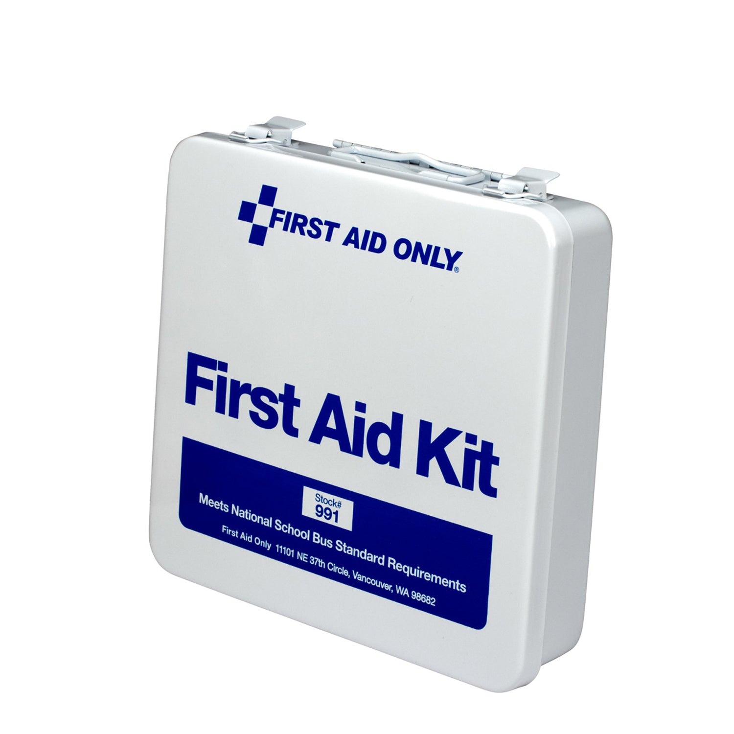 991C - First Aid Only/Acme United Corporation - Custom National School Bus Kit, Metal Case , 48/cs (DROP SHIP ONLY - $150 Minimum Order)    , cs