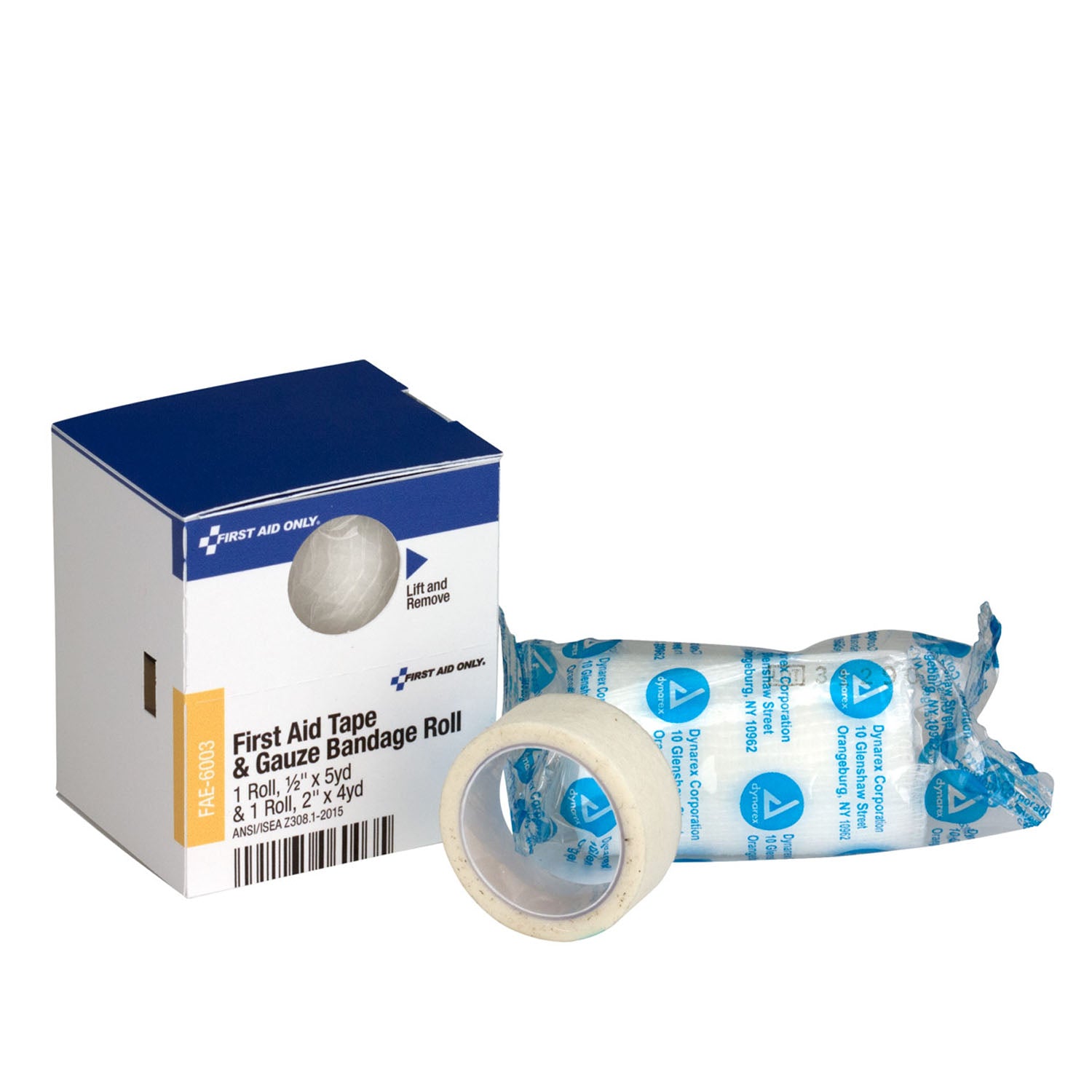 FAE-6003 - First Aid Only/Acme United Corporation - SC Refill, Includes: 1/2"x5yd First Aid Tape and 2" Conforming Gauze  (DROP SHIP ONLY - $150 Minimum Order)    , ea
