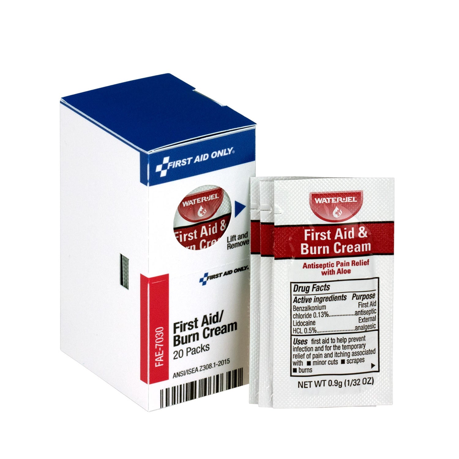 FAE-7030 - First Aid Only/Acme United Corporation - SC Refill, Includes: Burn Cream, 20/bx (DROP SHIP ONLY - $150 Minimum Order)    , bx