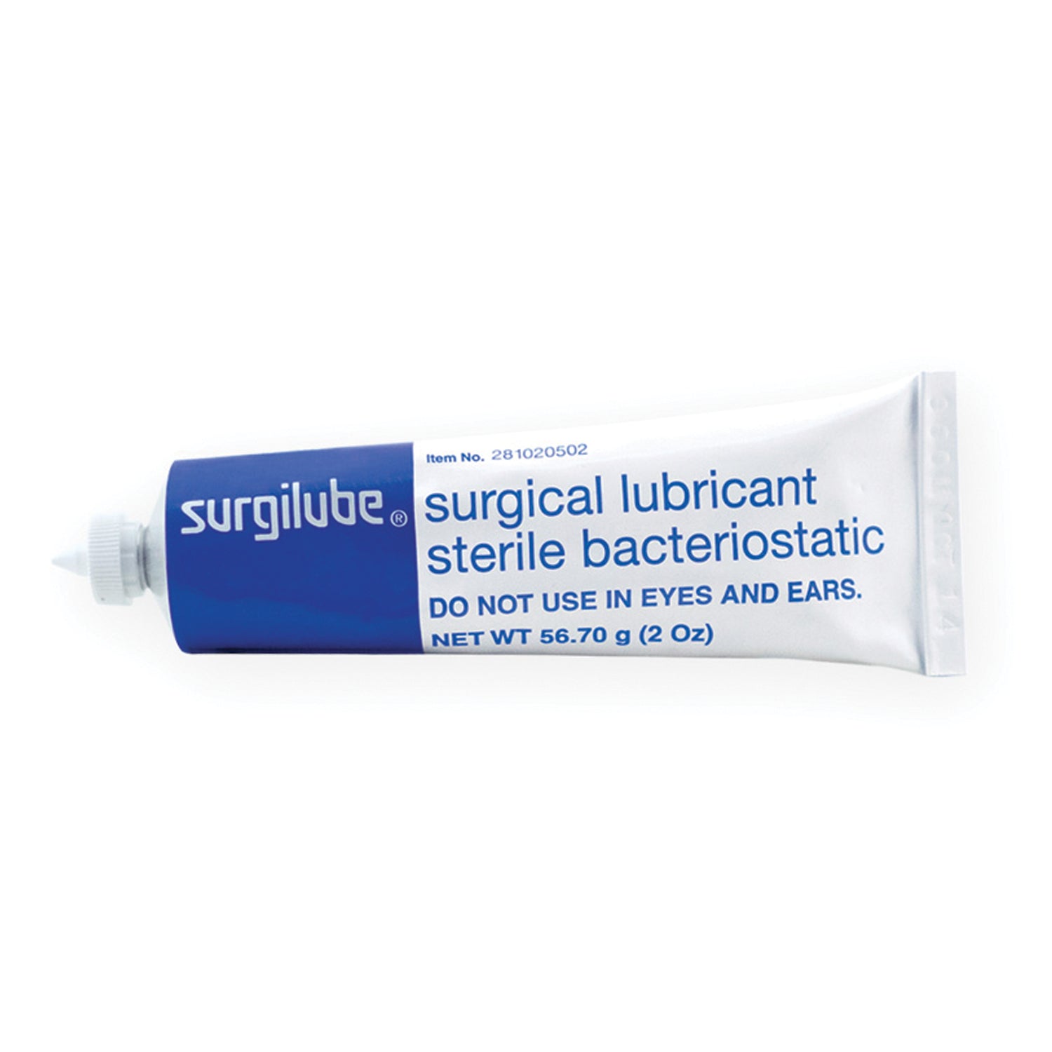 0281-0205-02 - HR Healthcare - SURGILUBE® 2盎司（56.7克）軟管螺旋蓋/費茲帽（金屬管），12支/盒（12支/箱，36箱/托盤），盒