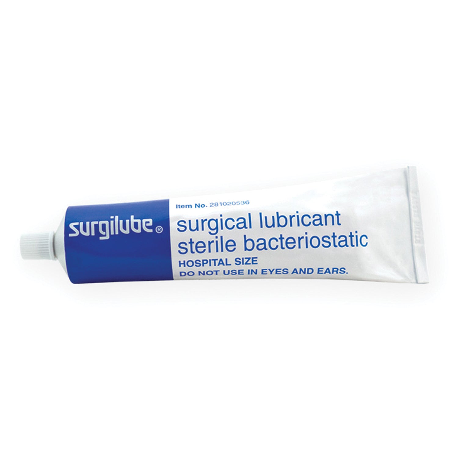 0281-0205-36 - HR Healthcare - SURGILUBE® 4.25盎司（120.49克）軟管螺旋蓋/費茲帽（金屬管），12支/盒（6支/箱，63箱/托盤），盒
