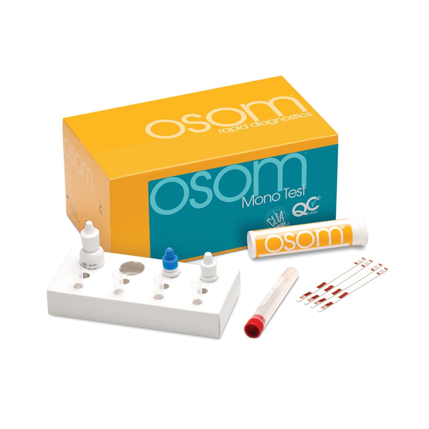 145 - Sekisui Diagnostics, LLC - Mono Test CLIA Waived (Whole Blood), Plus Contains 2 Additional Test Sticks For External QC Testing, 25 tests/kit (Item is Short-Dated; Non-Returnable & Non-Refundable) (Continental US Only)    , kt