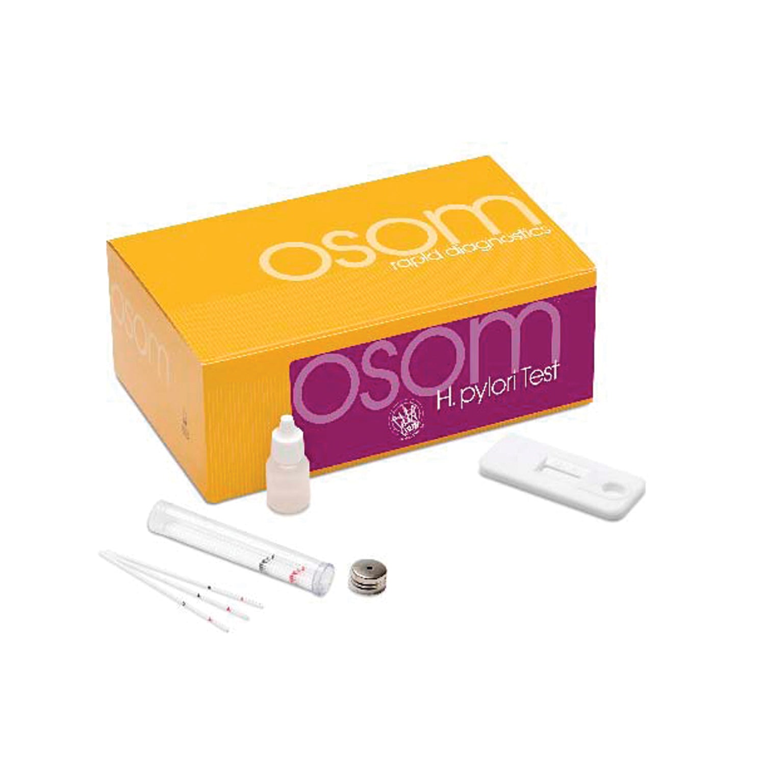 175 - Sekisui Diagnostics, LLC - H. Pylori Test, CLIA Waived, 25 test/kt, 1 kt/ea (Item is Non-Returnable & Non-Refundable) (Continental US Only)    , ea
