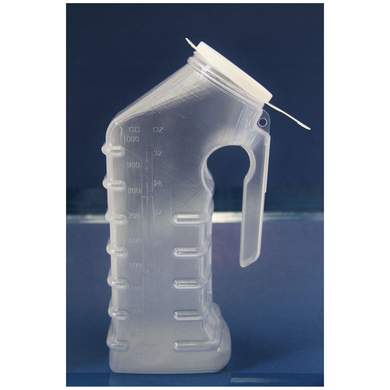GP300 - GMAX Industries, Inc. - Male Urinal, with Lid, Translucent, 48/cs (20 cs/plt)     , cs
