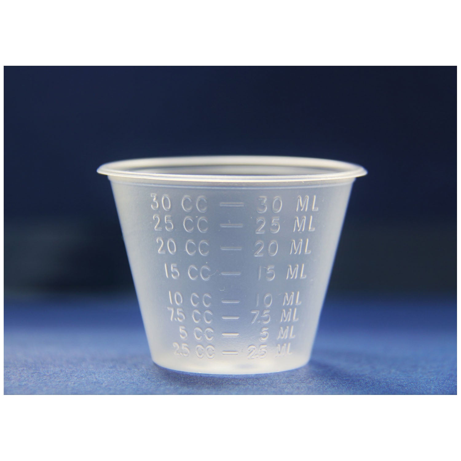 GP700 - GMAX Industries, Inc. - Medicine Cup, 1 oz, Graduated mL/cc only, Translucent, 100/slv, 50 slv/cs (60 cs/plt)     , cs