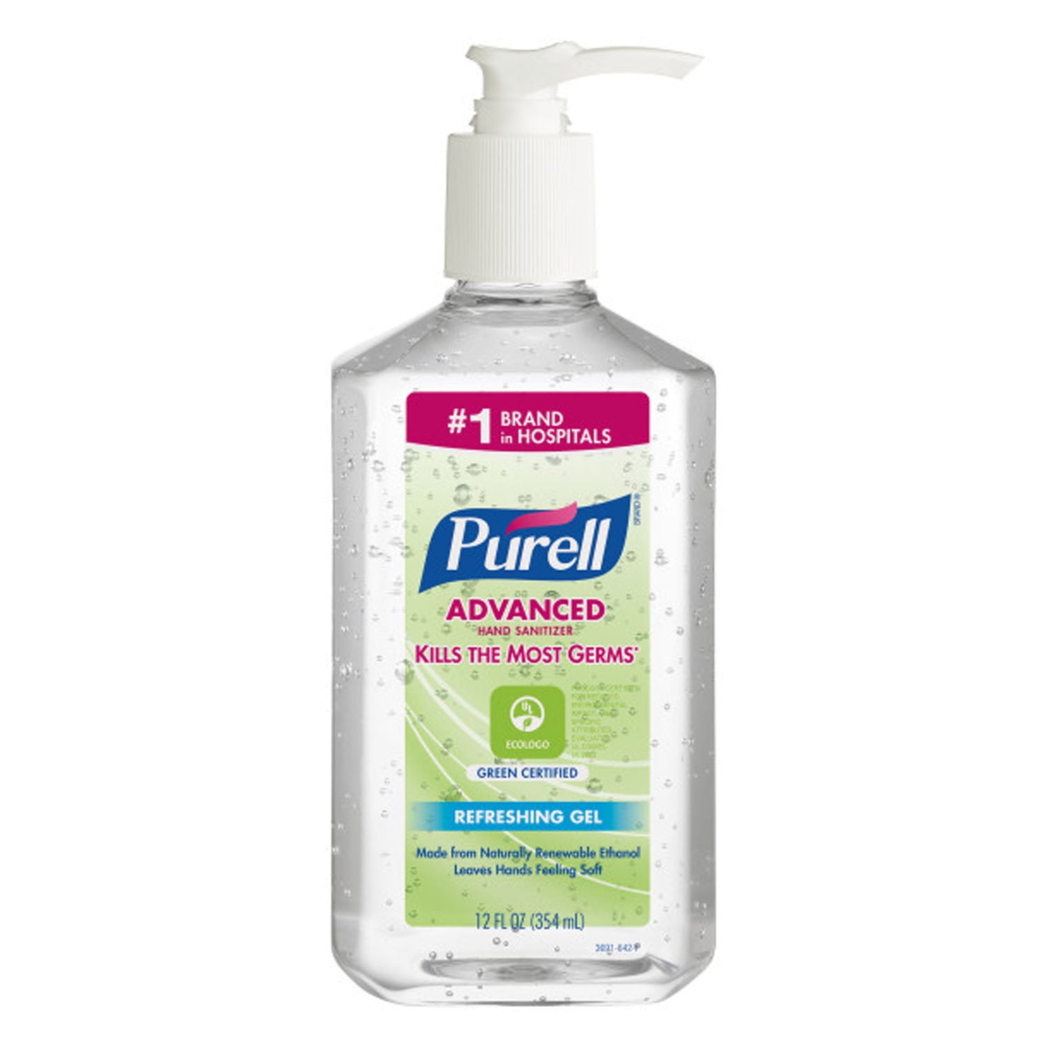 3691-12 - GOJO Industries, Inc. - Hand Sanitizer, 12 fl oz Pump Bottle, 12/cs (091215) (HAZMAT Fees Apply, cannot ship via Air or to AK, GU, HI, MP, PR, VI)    , cs