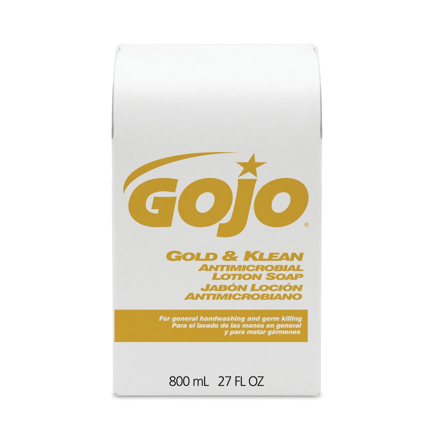9127-12 - GOJO Industries, Inc. - Gold &amp; Klean 抗菌乳液皂，12 塊/箱，箱裝