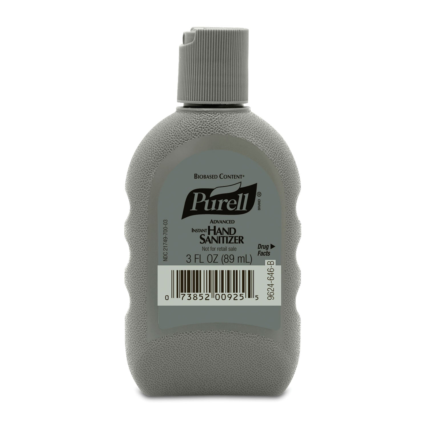 9624-24 - GOJO Industries, Inc. - Instant Hand Sanitizer, 3 fl oz FST™ Bottle, Foliage Green with Disc-Cap, 24/cs (HAZMAT Fees Apply, cannot ship via Air or to AK, GU, HI, MP, PR, VI)    , cs