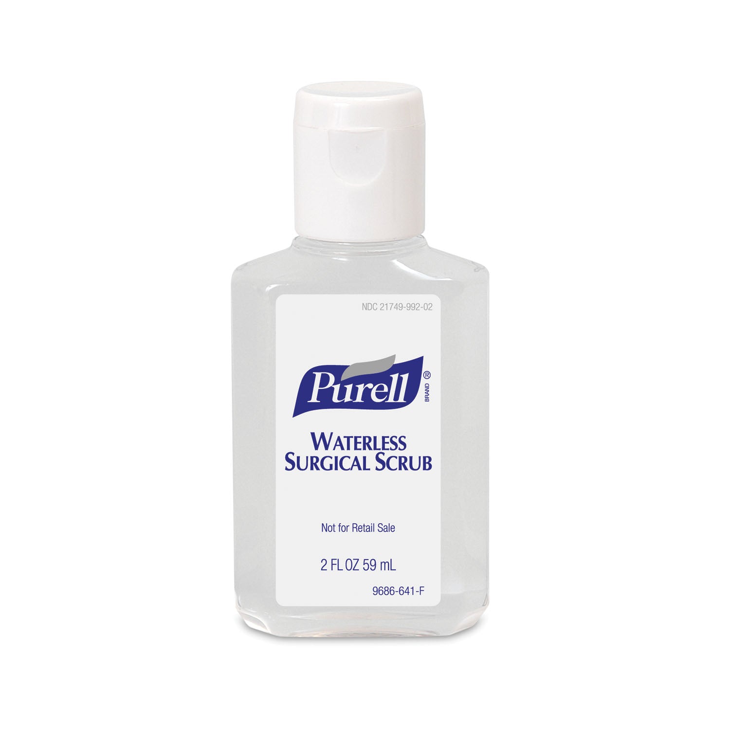 9686-24 - GOJO Industries, Inc. - Purell® Surgical Scrub, 2 oz Bottle Flip Cap, Clear, 24/cs (HAZMAT Fees Apply, cannot ship via Air or to AK, GU, HI, MP, PR, VI)  REQUIRES HAZMAT SHIPMENT , cs