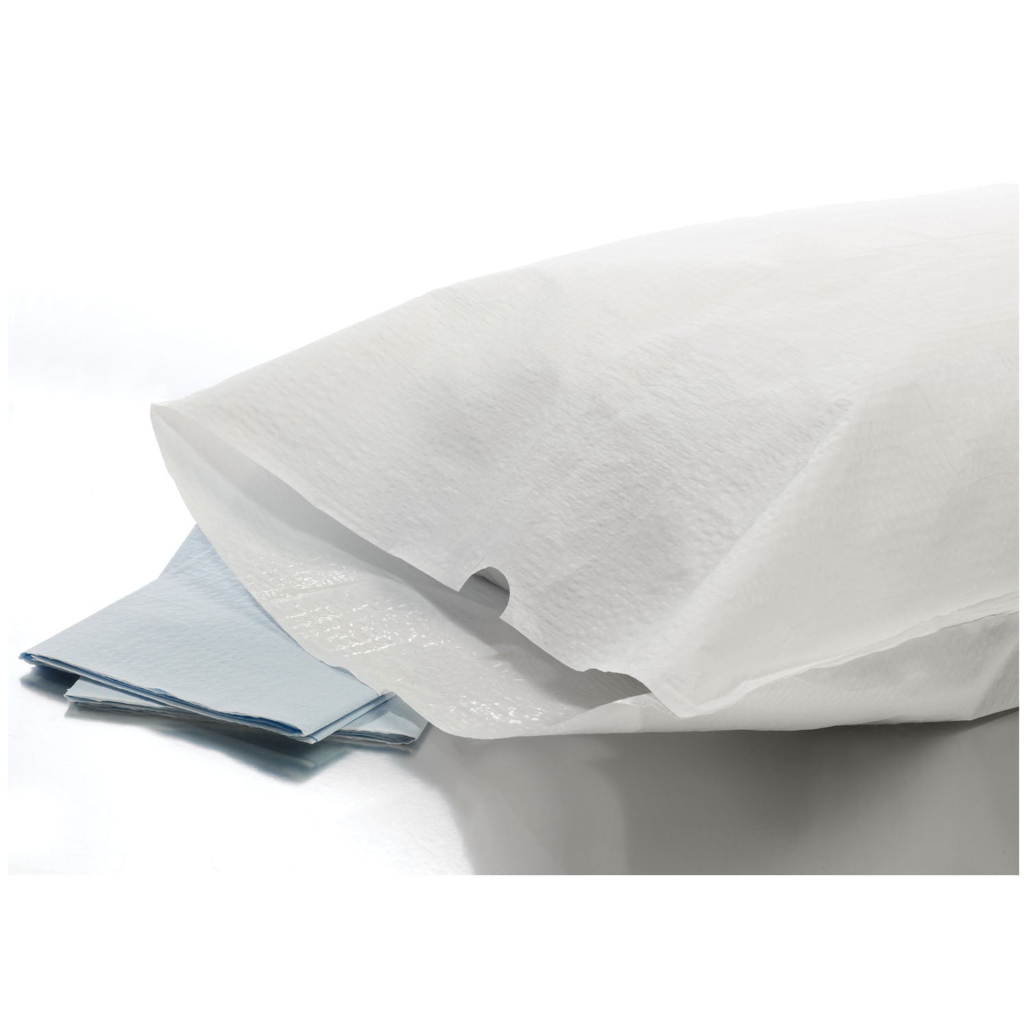 48766 - Graham Medical - Funda de almohada, 21" x 30", azul, 100/caja (85 cajas/placa)