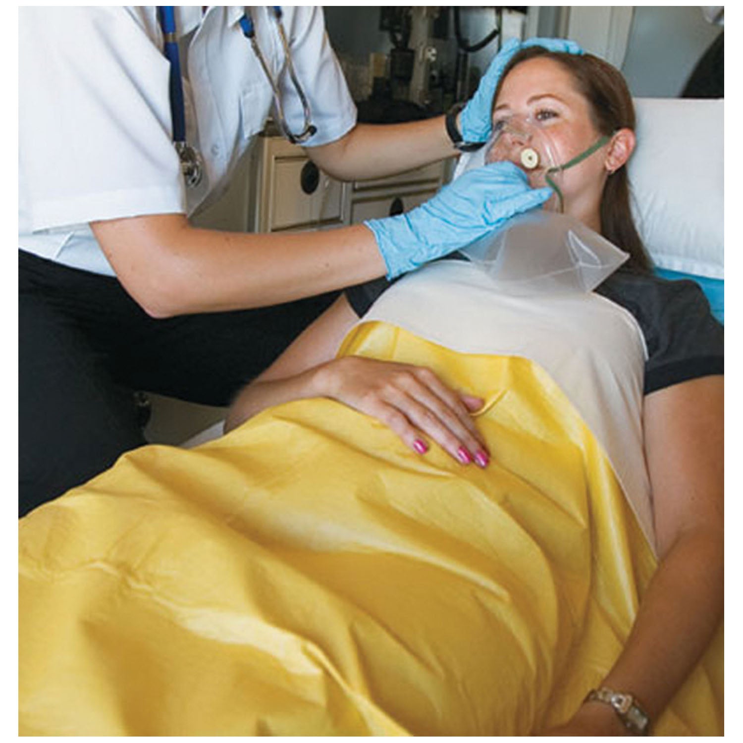 53382 - Graham Medical - Visiblanket® Blanket,, 50" x 84", Individually Packaged, Printed Poly Bag, 25/cs (42 cs/plt)    , cs