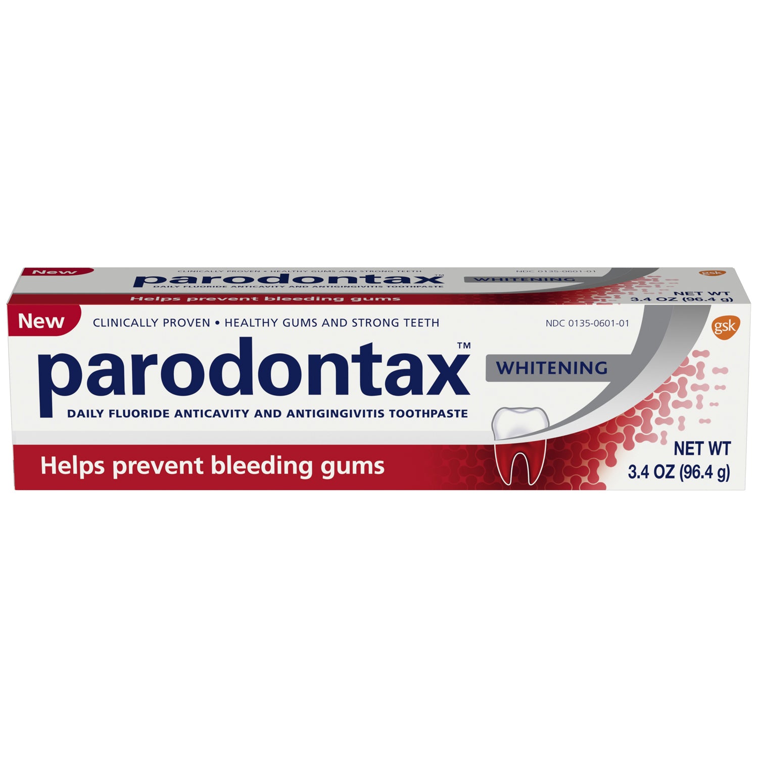 38480 - Haleon US Services Inc. - Parodontax™ Whitening Toothpaste, 3.4 oz. tube, 6/pkg, 2 pkg/cs (12 tubes total) (Available for sale in US only) (Products cannot be sold on Amazon.com or any other third Party sites.) (Item is Non-Returnable)    , cs