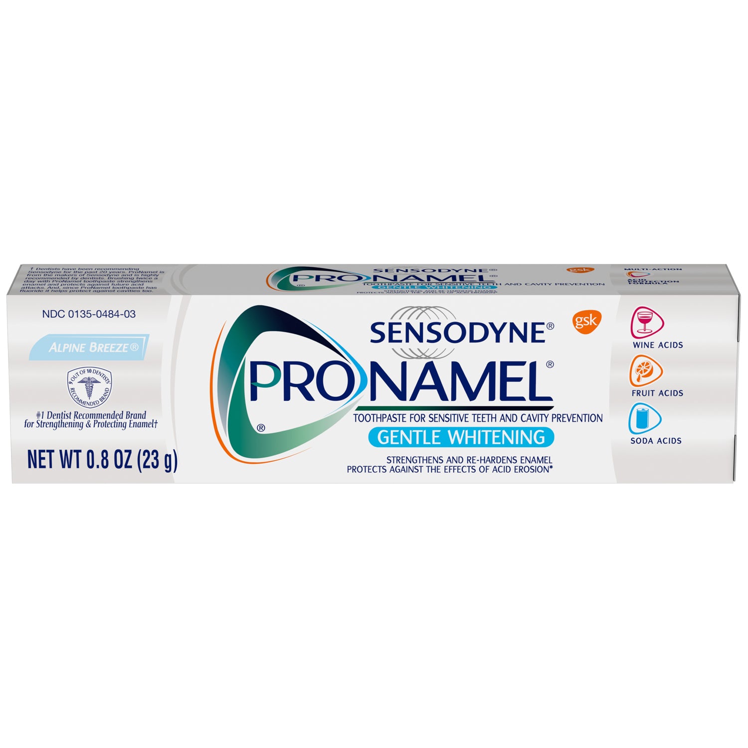 83040B - Haleon US Services Inc. - ProNamel® Gentle Whitening Toothpaste, Fresh Mint, 0.8 oz. tube, 12/pkg, 3 pkg/cs (36 tubes total) (Available for sale in US only) (Products cannot be sold on Amazon.com or any other third Party sites.) (Item is Non-Ret