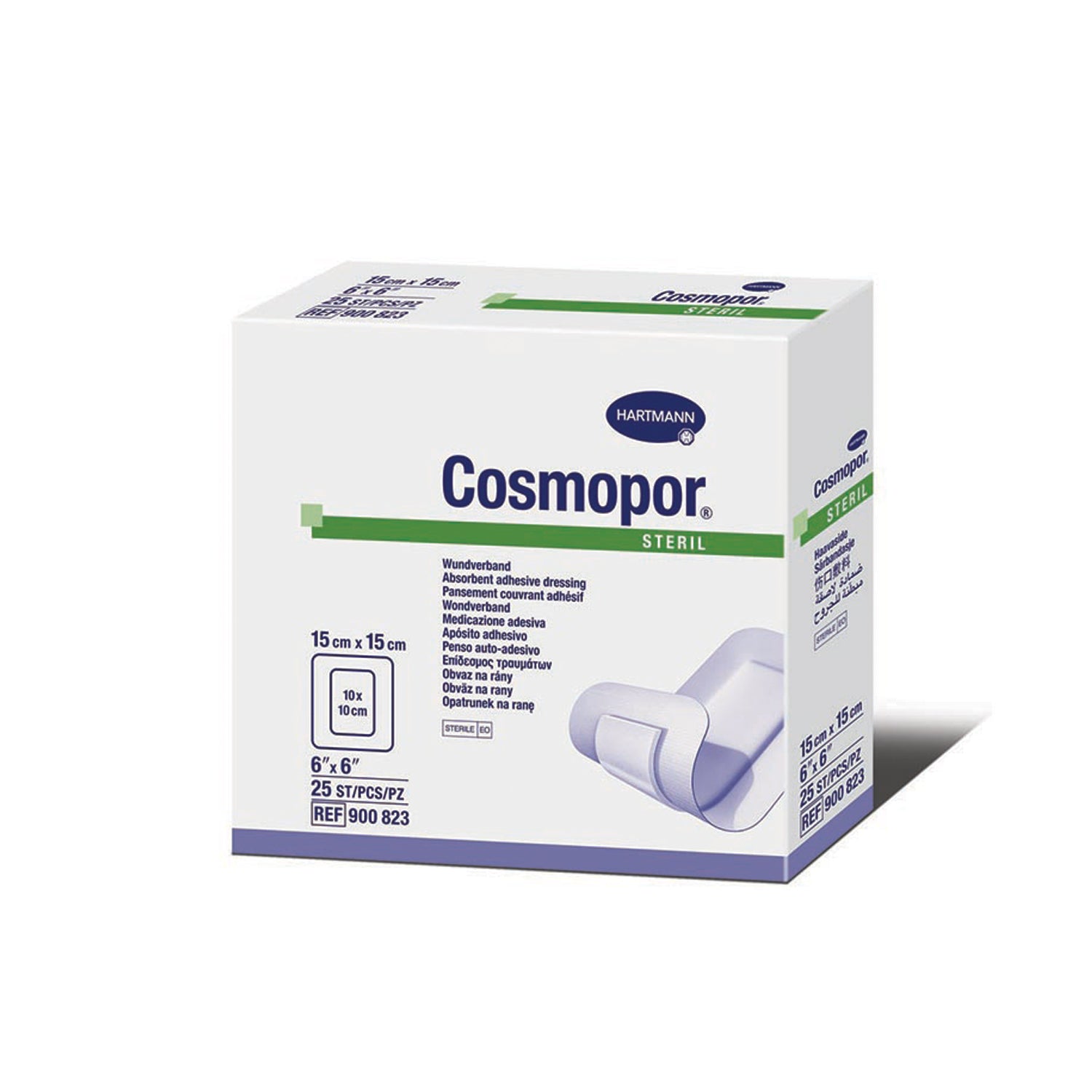 900823 - Hartmann USA, Inc. - Wound Dressing, 6" x 6", Sterile, 25/bx, 8 bx/cs (Hartmann has a $3000 Minimum for Drop Ship Orders)    , bx