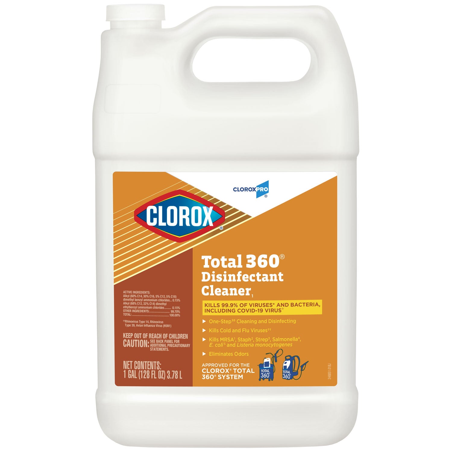 31650 - 高樂氏銷售公司 - CloroxPro™ 高樂氏全效360®消毒清潔劑，128液體盎司，4瓶/箱（36箱/托盤）（僅限美國大陸地區）（促銷價 - 售完即止），箱