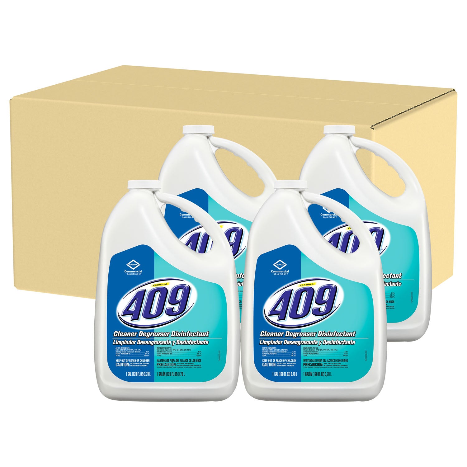 35300 - Clorox Sales Company - Clorox Commercial Solutions® Formula 409® Cleaner Degreaser Disinfectant Refill, 128 fl oz, 4/cs (Continental US Only)    , cs