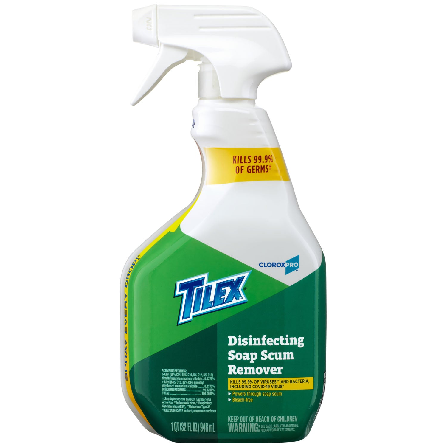 35604 - Clorox Sales Company - CloroxPro® Tilex® Disinfecting Soap Scum Remover Spray, 32 fl oz, 9/cs (Continental US Only)    , cs