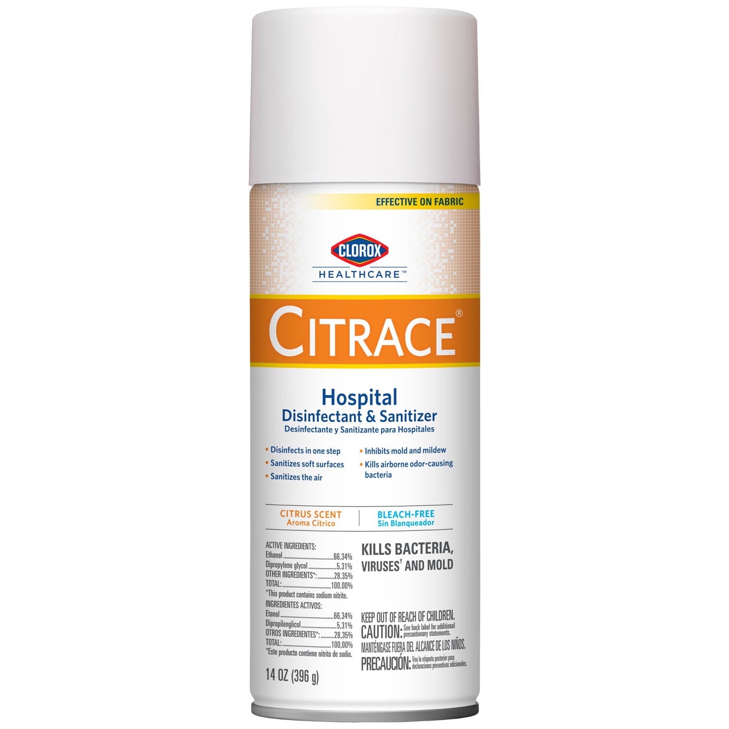 49100 - 高樂氏銷售公司 - 高樂氏醫療保健 Citrace® 醫院消毒劑噴霧，柑橘味，14 盎司，12 瓶/箱（133 箱/托盤）（僅限美國大陸地區）（需支付危險品處理費，不可空運或運往阿拉斯加、關島、夏威夷、北馬裡亞地區）（需支付危險品處理費，不可空運或運送至阿拉斯加、關島、夏威夷、北馬裡亞納群島、波多黎各、京維爾群島）