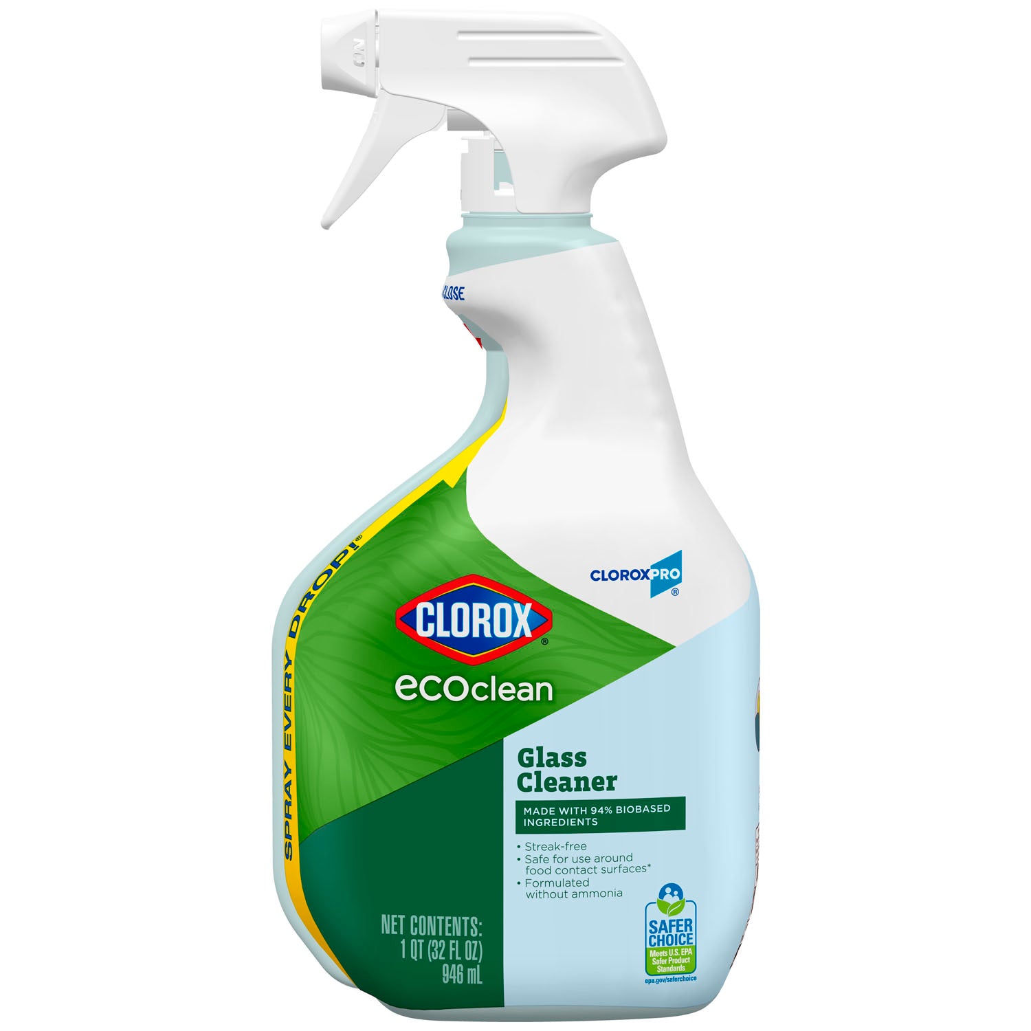 60277 - Clorox Sales Company - EcoClean™ Glass Cleaner, 32 oz, 9/cs (Continental US Only)    , cs